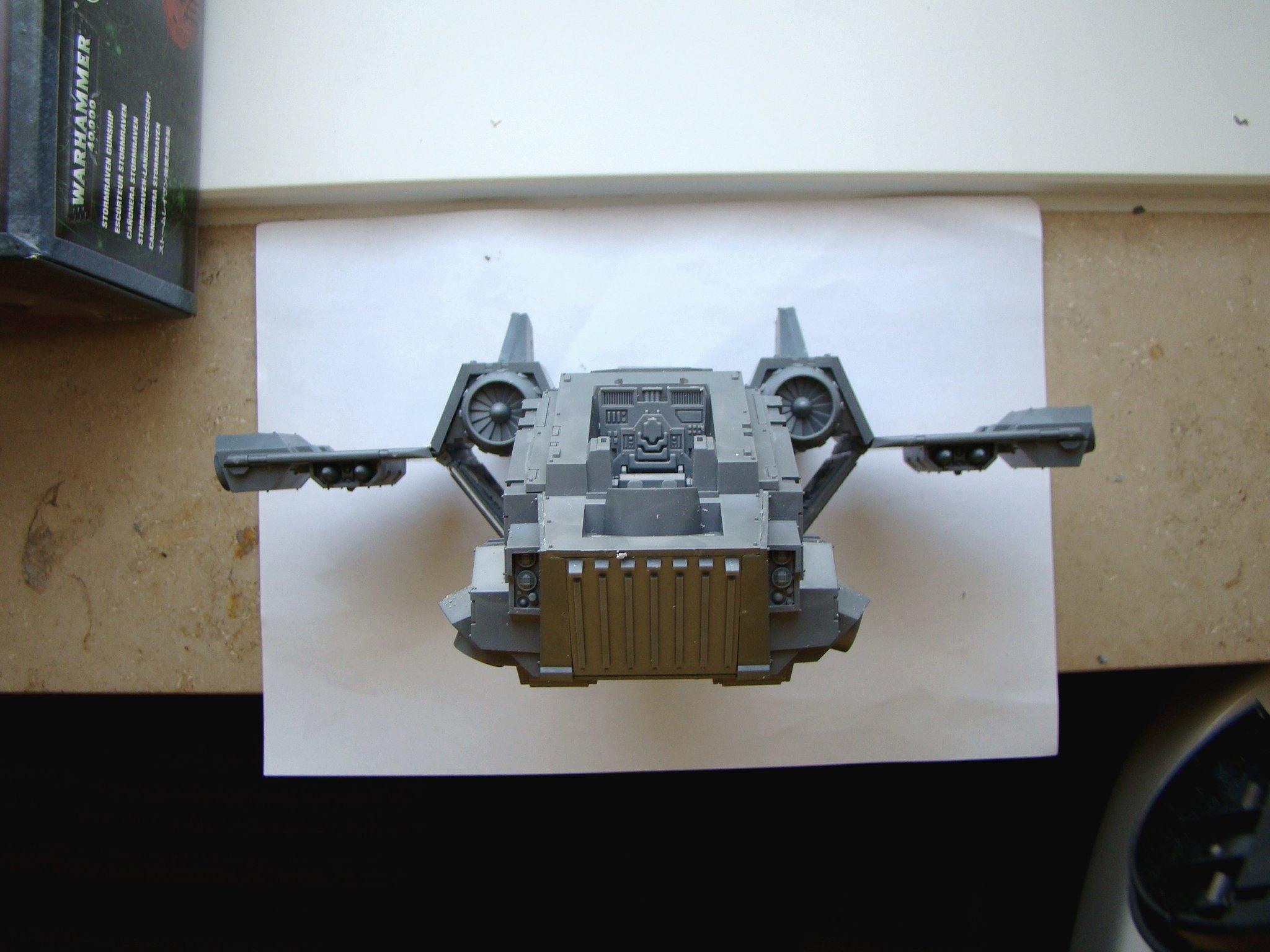 Blood Angels, Space Marines, Storm Raven, Warhammer 40,000, Work In Progress