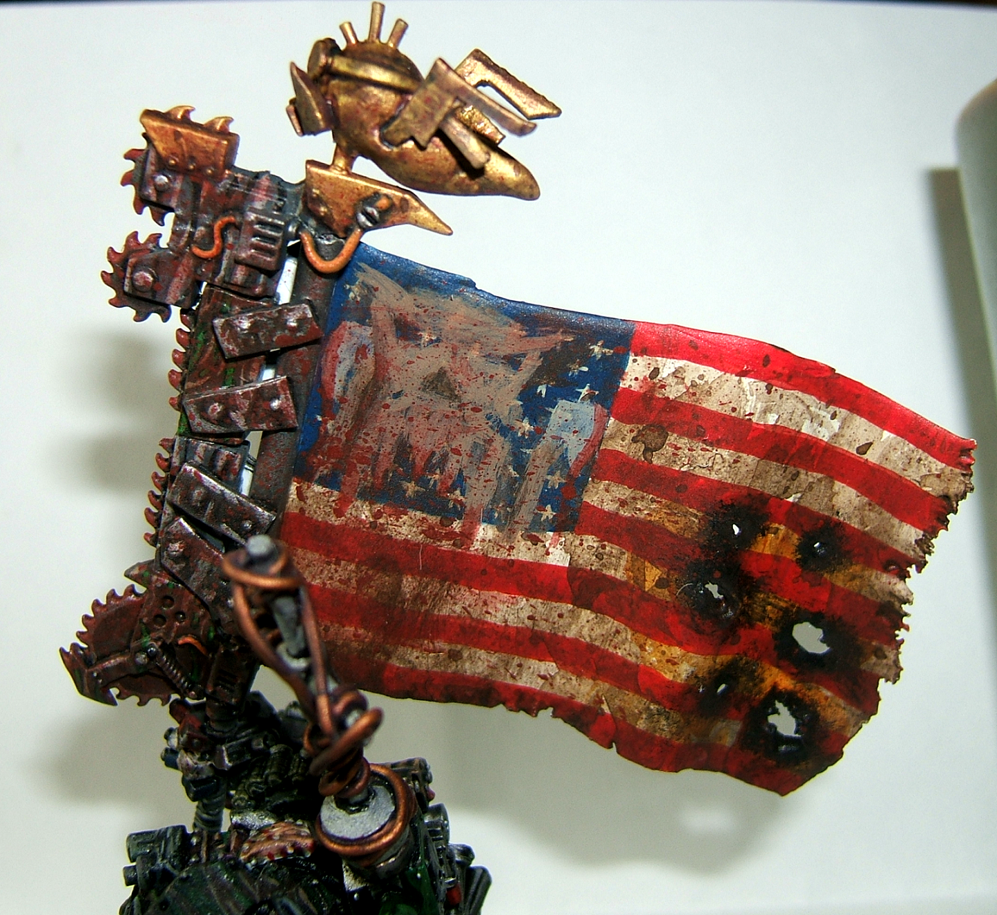 America, Bludd Axe, Conversion, Flag, Kommando, Kommandoz, Orks, Space Or, Space Ork, Space Orks, Waaagh!, Warboss, Warhammer 40,000