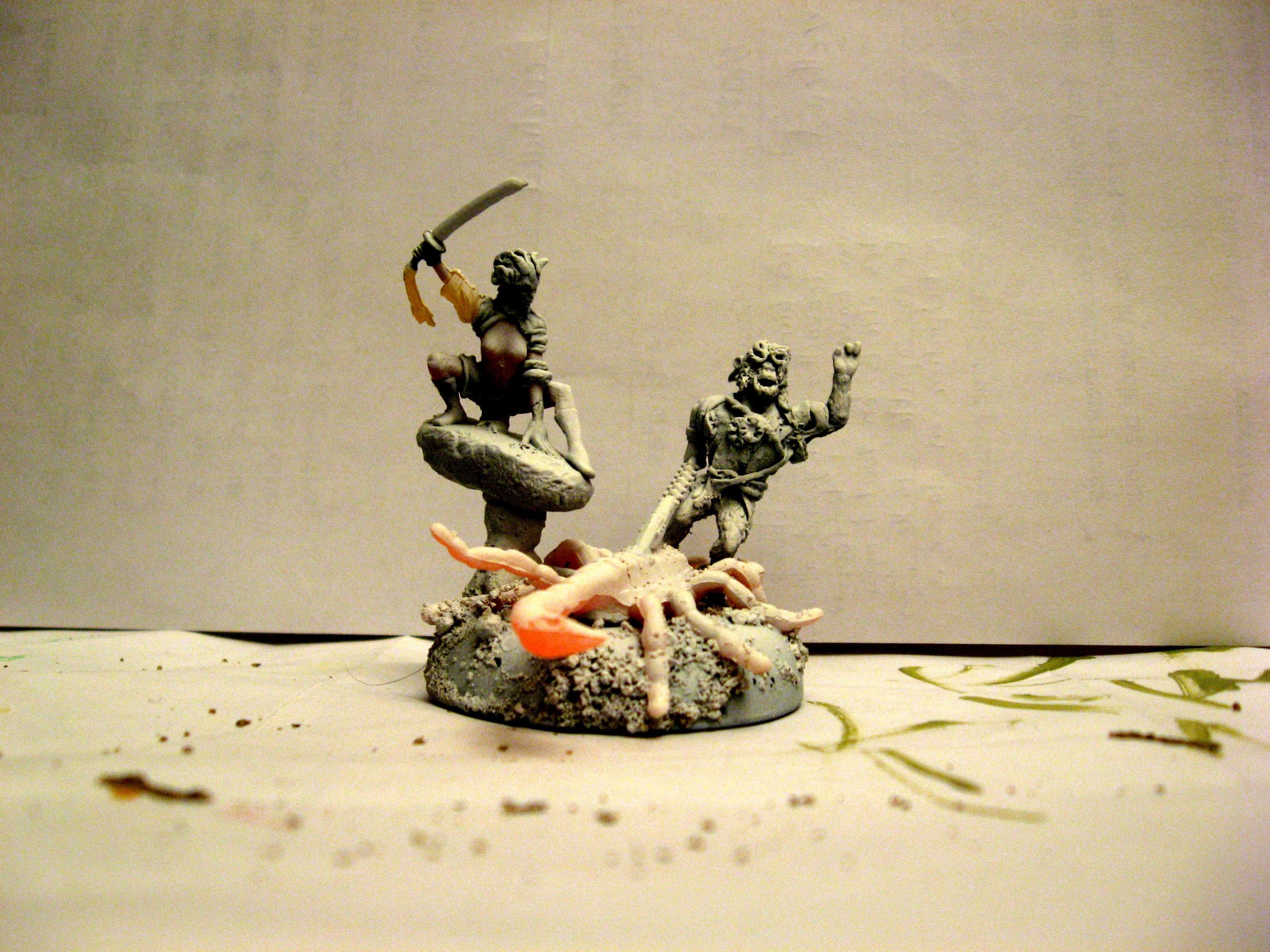 Chroniques D'erdor, Conversion, Custom, Erdor, Greenstuff, Roleplay, Rpg, Scratch Build, Sculpting, Sratch, Warhammer Fantasy