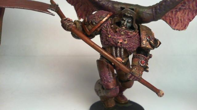 Battle Brother Artemis, Chaos Space Marines, Conversion, Daemon Prince, Dp, Games Workshop, Inquisitor, Magnet, Nurgle, Painted, Scythe, Warhammer 40,000, Winged