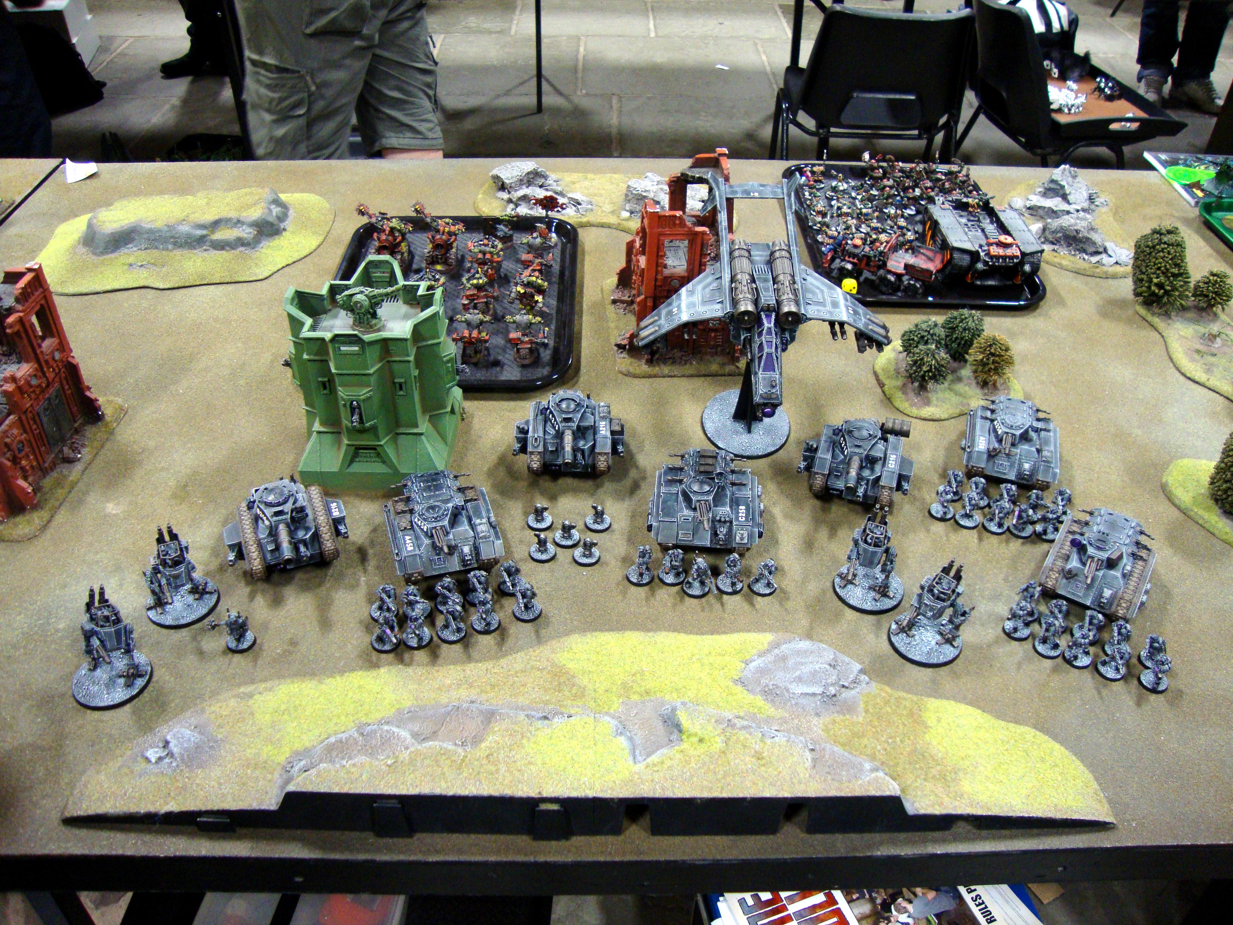 Army at throne of skulls