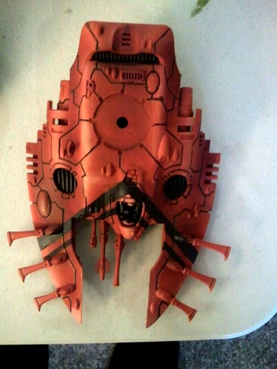 Airbrush, Eldar, Tank, Wave Serpent, Work In Progress