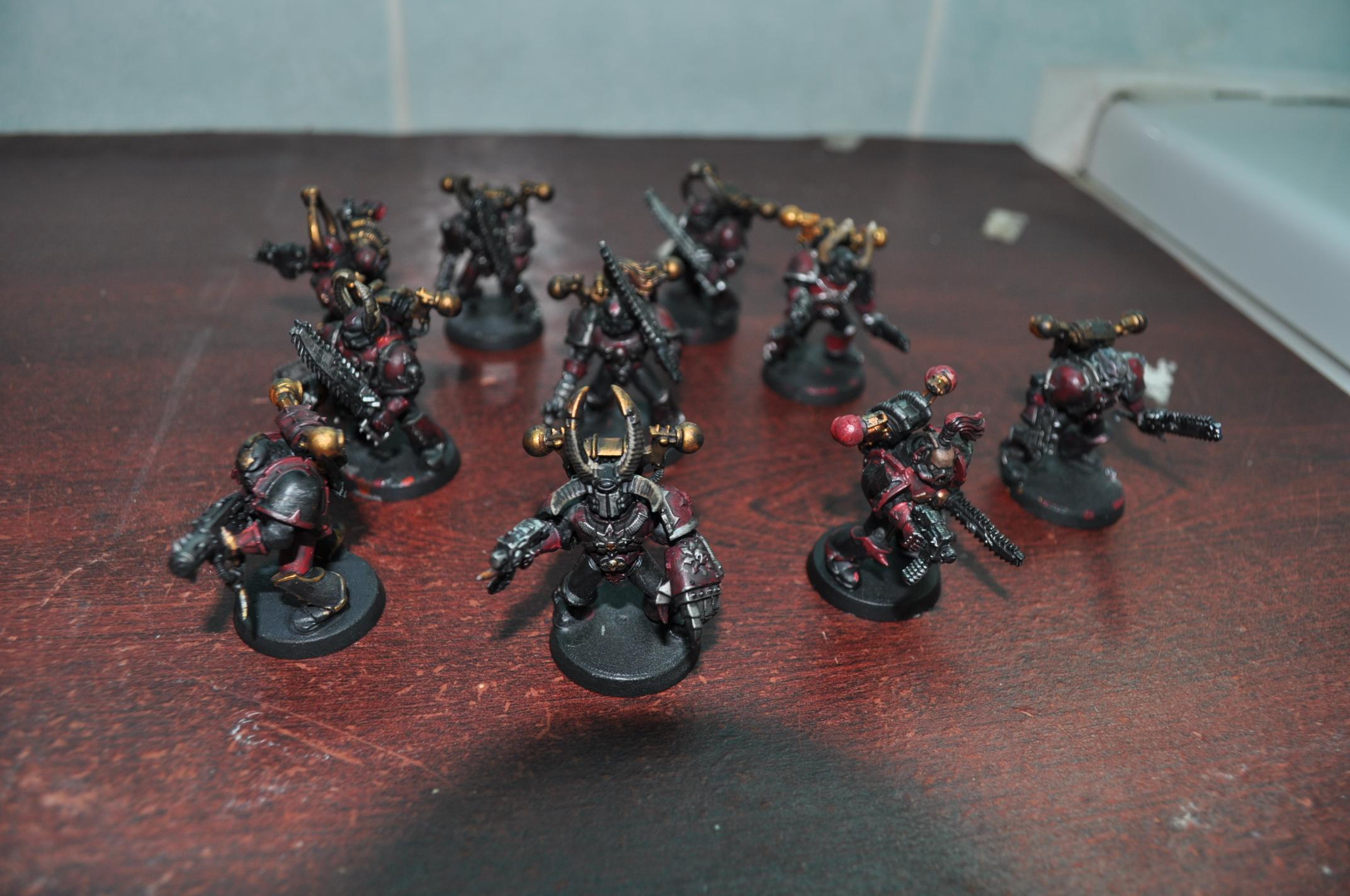 Chaos, Chaos Space Marines, Red Corsairs, Warhammer 40,000 - Squad 2 ...