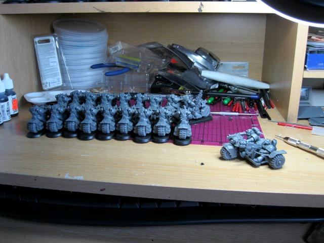 Space Marines, Warhammer 40,000, Work In Progress