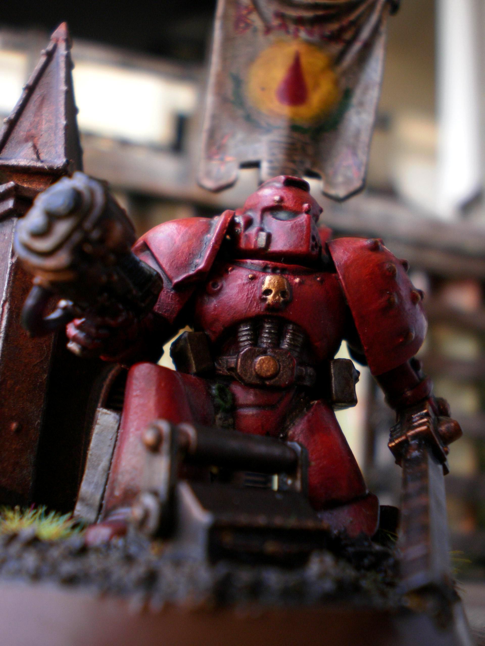 Space Marines, Sergent with Bag Pack