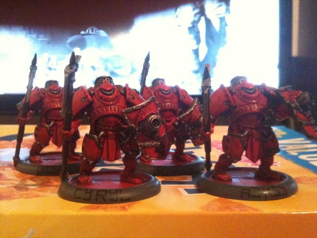 Khador, Man-o-war, Mow, Red, Shocktrooper, Shocktroopers, Warmachine