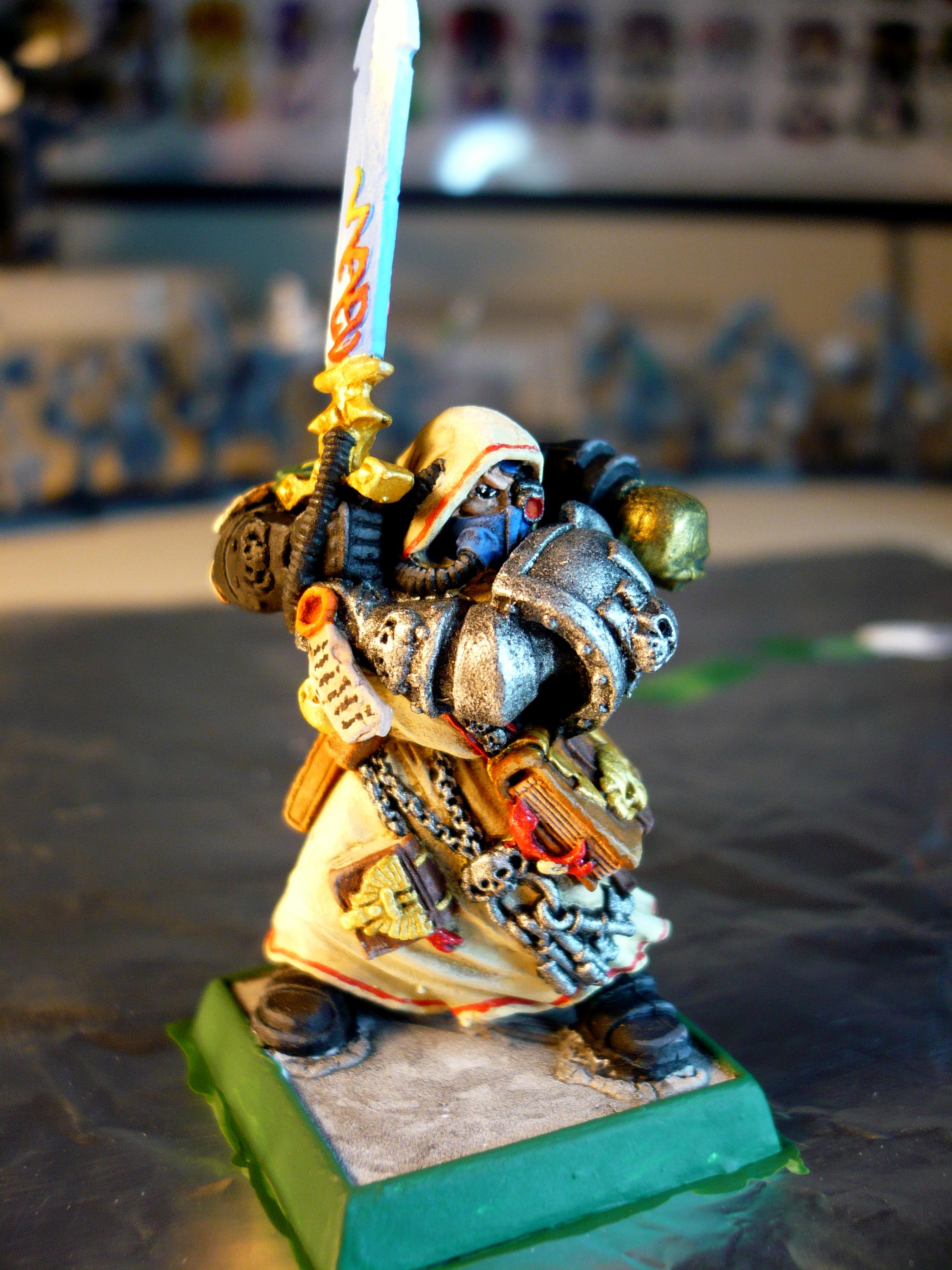Angel, Dark, Dark Angels, Death, Deathwatch, Ezekiel, Librarian, Librarians, Robe, Robes, Space, Space Marines, Watch