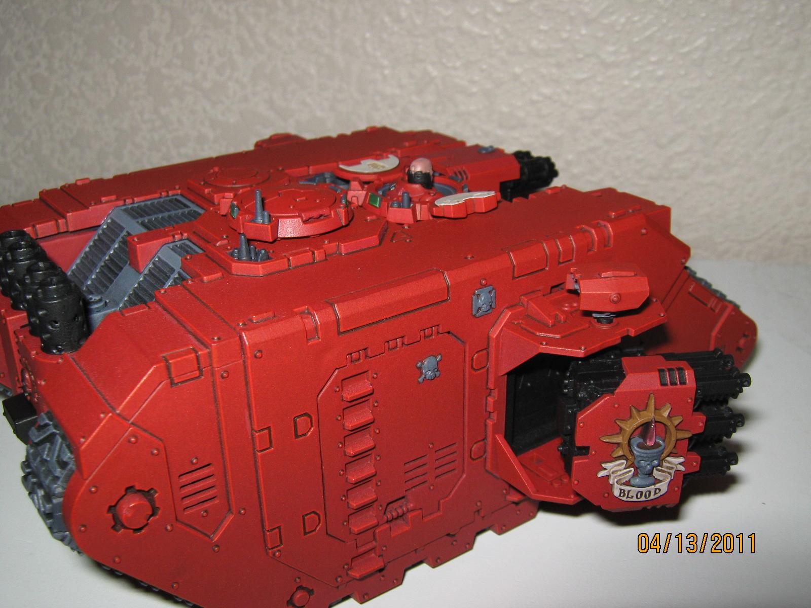 Blood Angels, Crusader, Land Raider, Space Marines, Warhammer 40,000