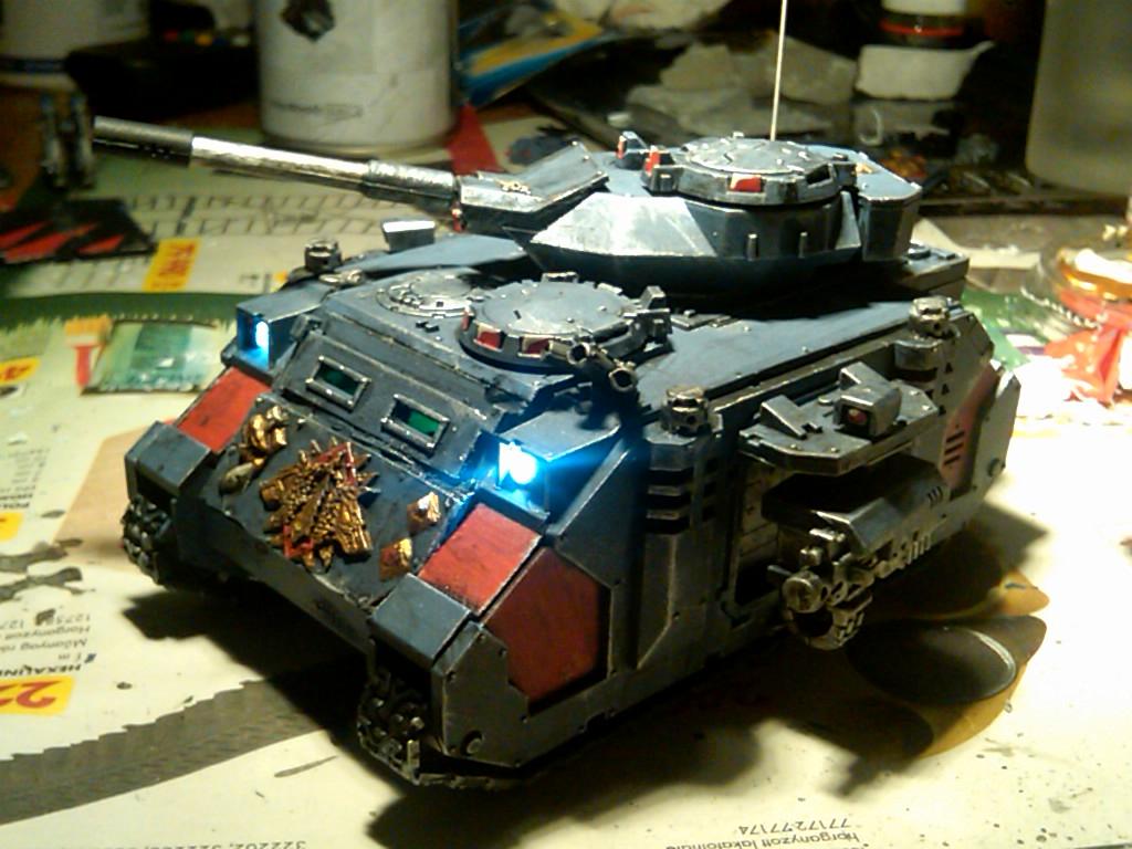 Armor, Autocannon, Bolters, Crusader, Forge World, Games Workshop, Godhammer, LED, Predator, Razorback, Redeemer, Rhino, Side Sponsons, Space Marines, Space Wolves, Warhammer 40,000, Warhammer Fantasy
