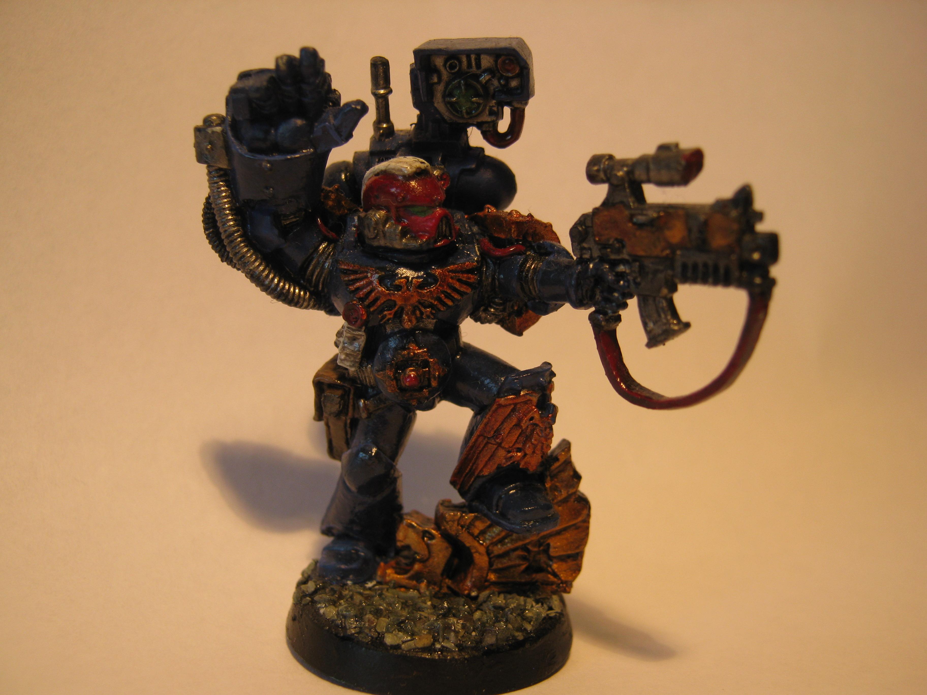 Power Fist, Seargent, Space Marines, Sternguard