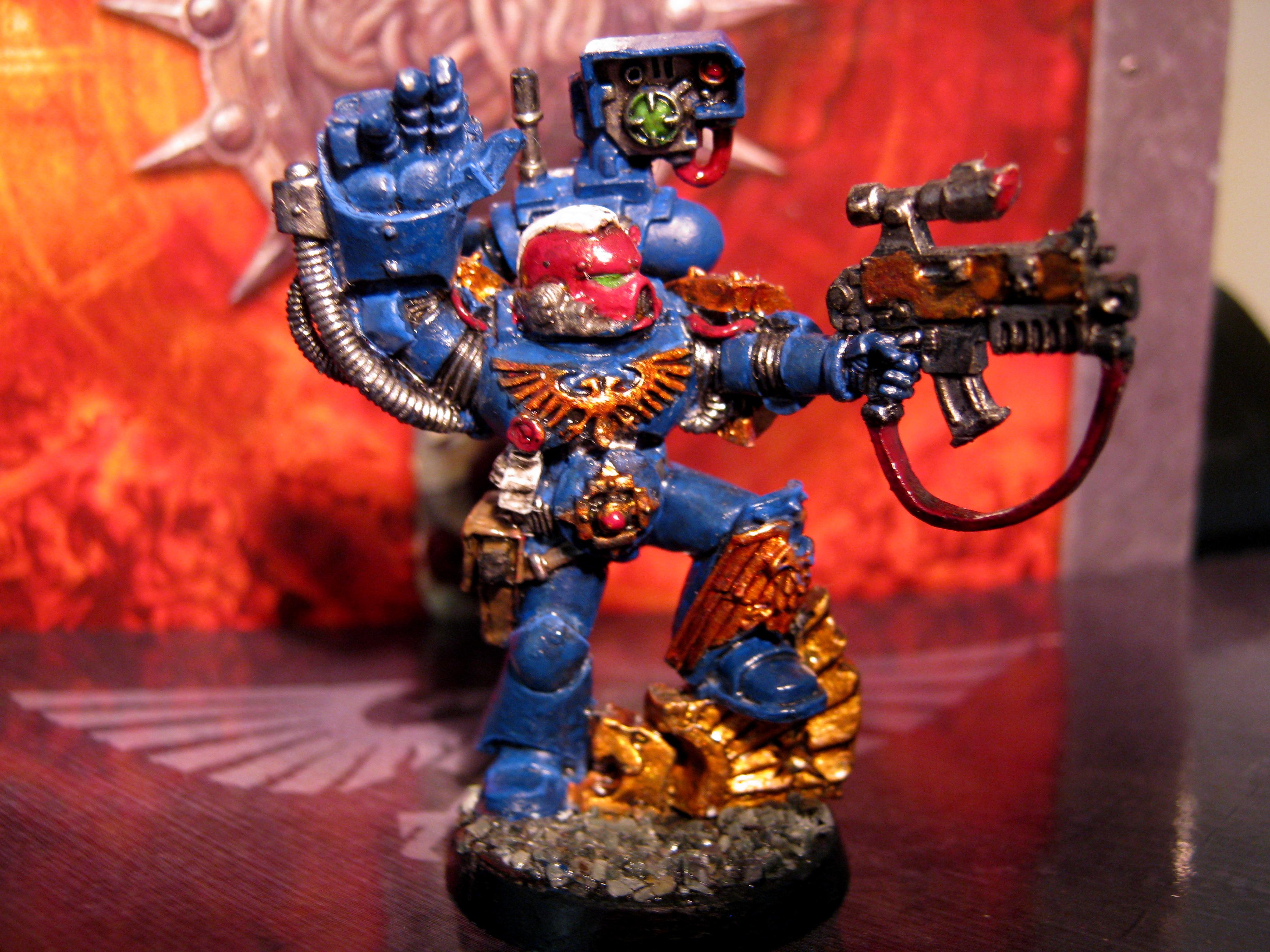 Power Fist, Seargent, Space Marines, Sternguard