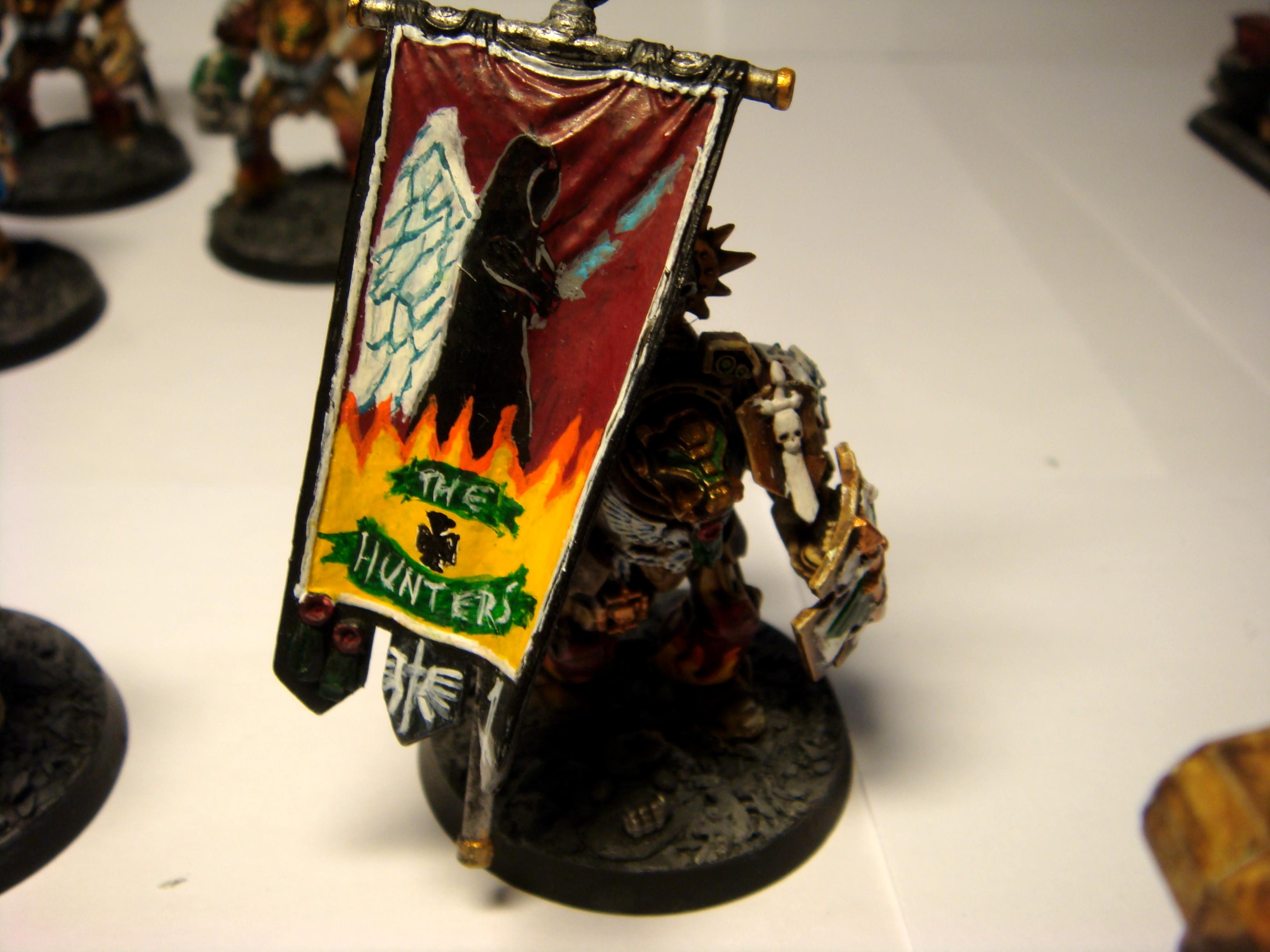 Ancient, Dark Angels, Freehand, Space Marines, Standard, Terminator Armor
