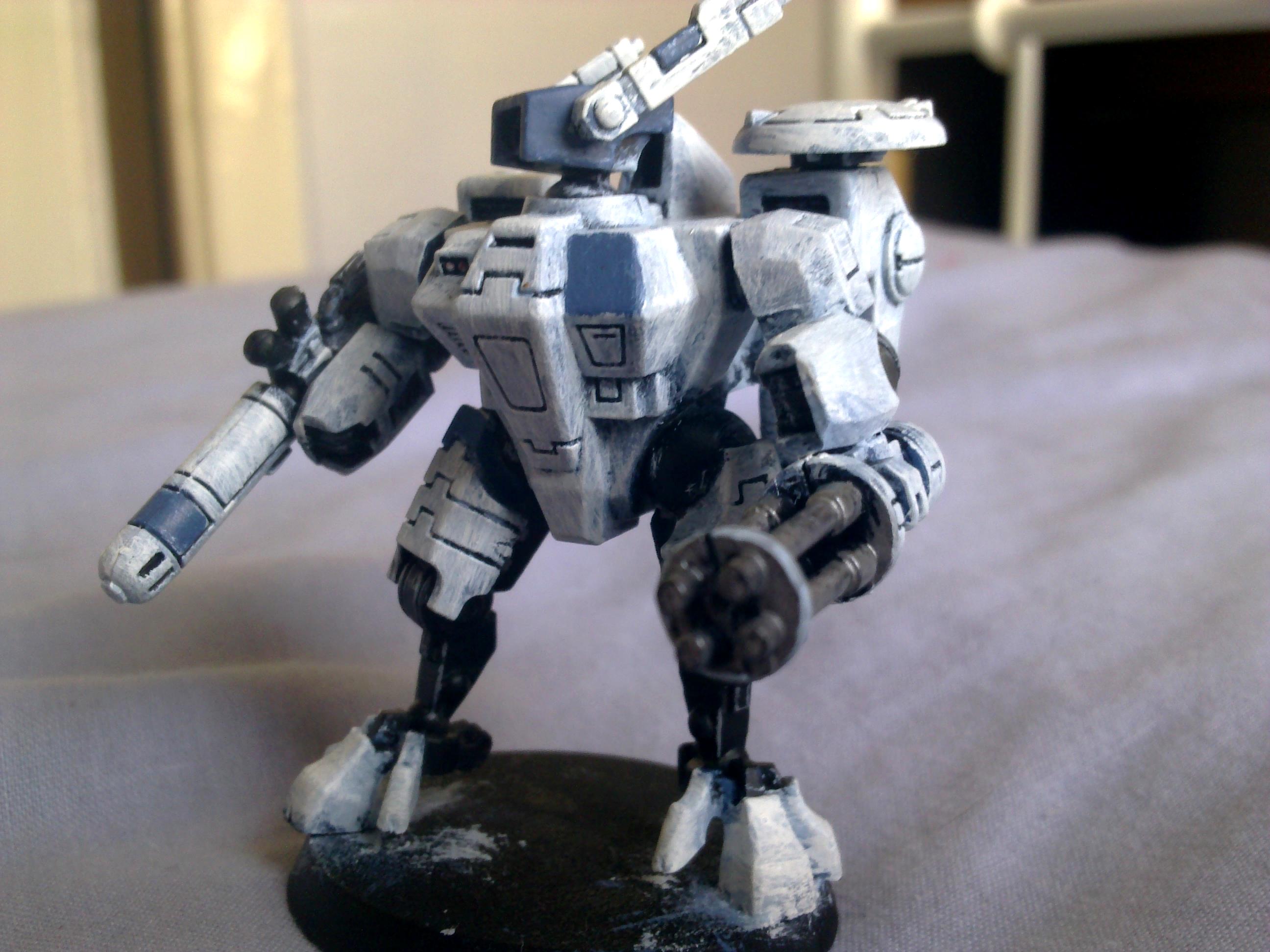 Battlesuit, Burst Cannon, Plasma Rifle, Tau, White, Xv88