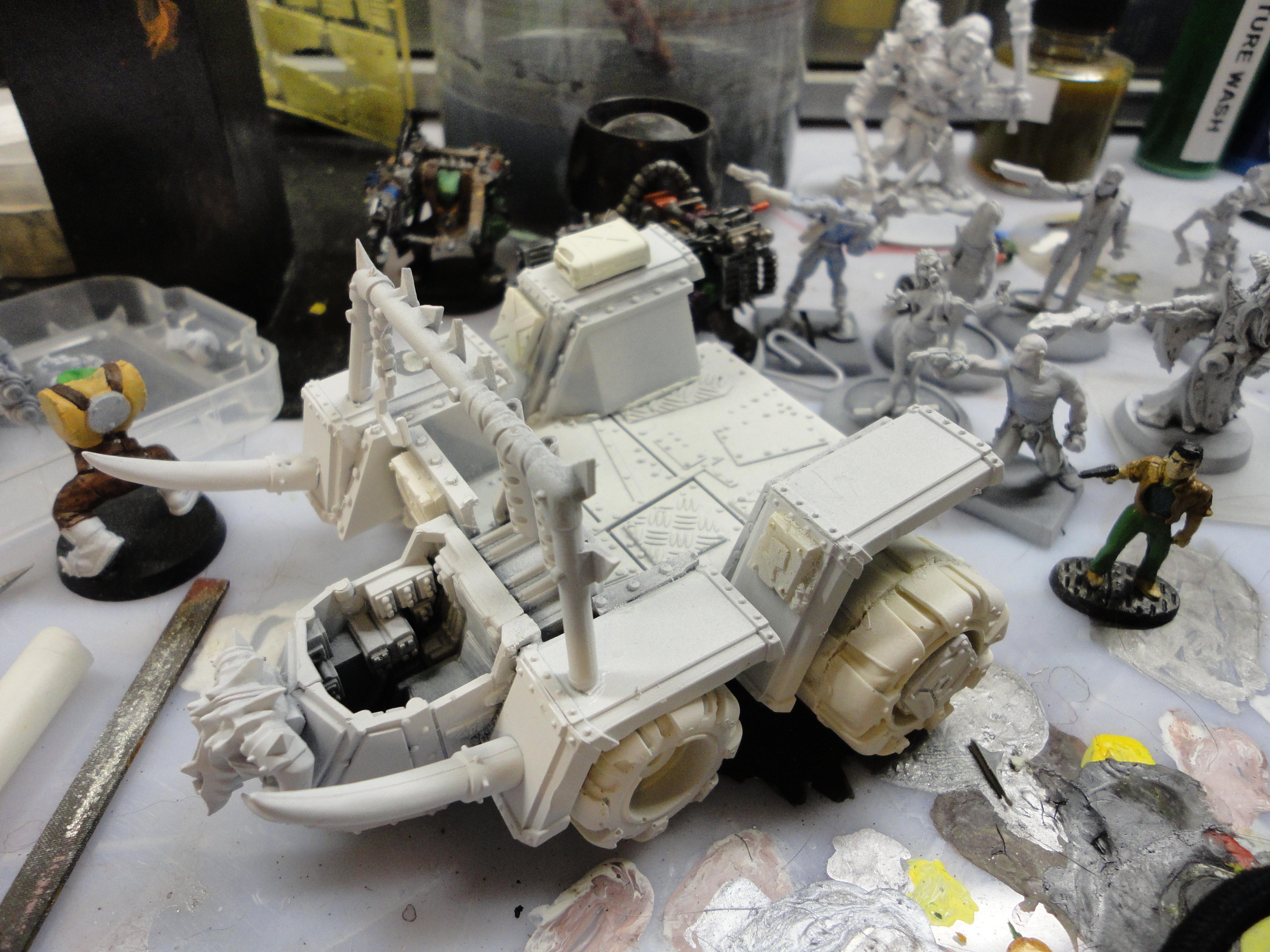 Conversion, Orks, scratch built warbuggy