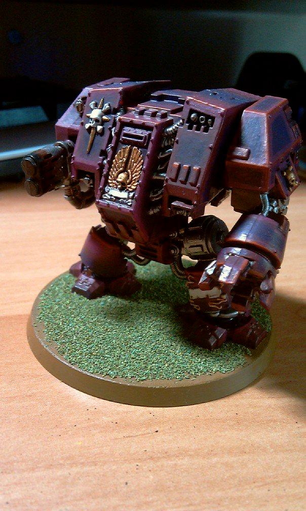 Dreadnought, Hawk Lords, Painted, Space Marines