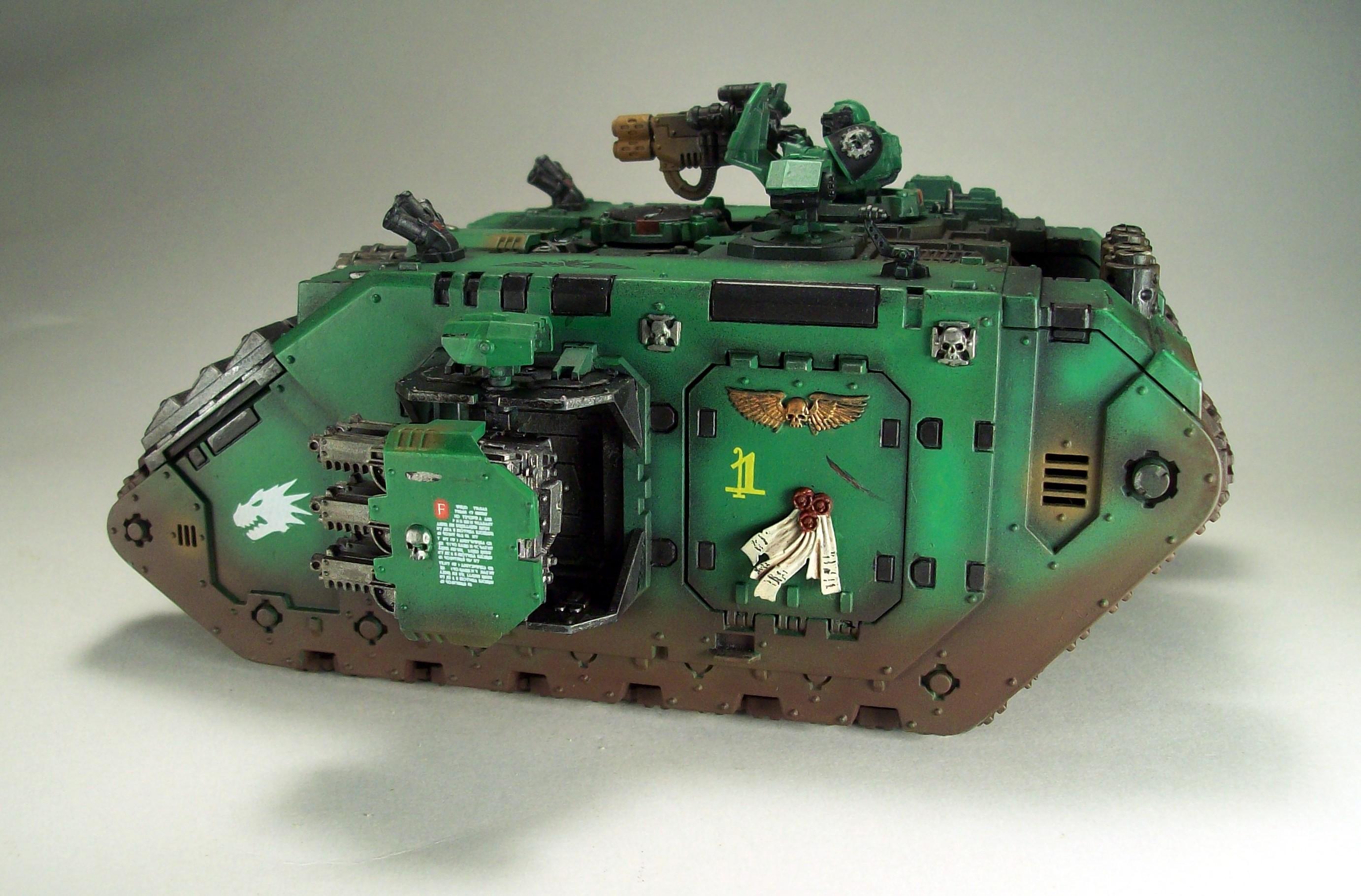 Land Raider, Salamander, Space Marines, Warhammer 40,000