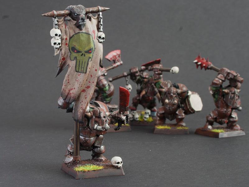 Banner, Bearer, Black, Orcs, Standard