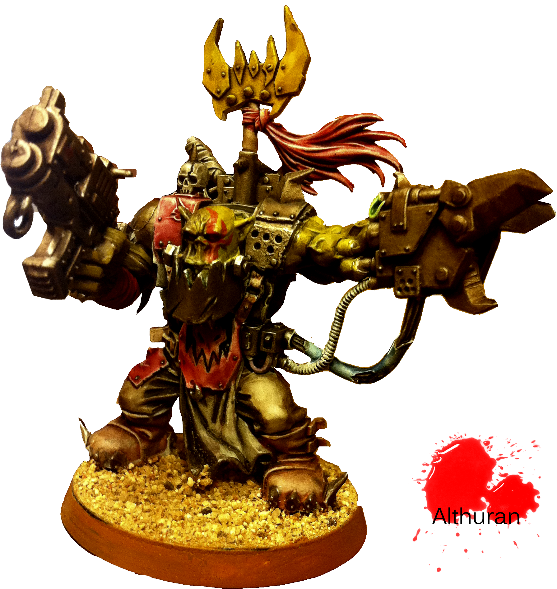 Assault On Black Reach, Orks, War Paint, Warboss