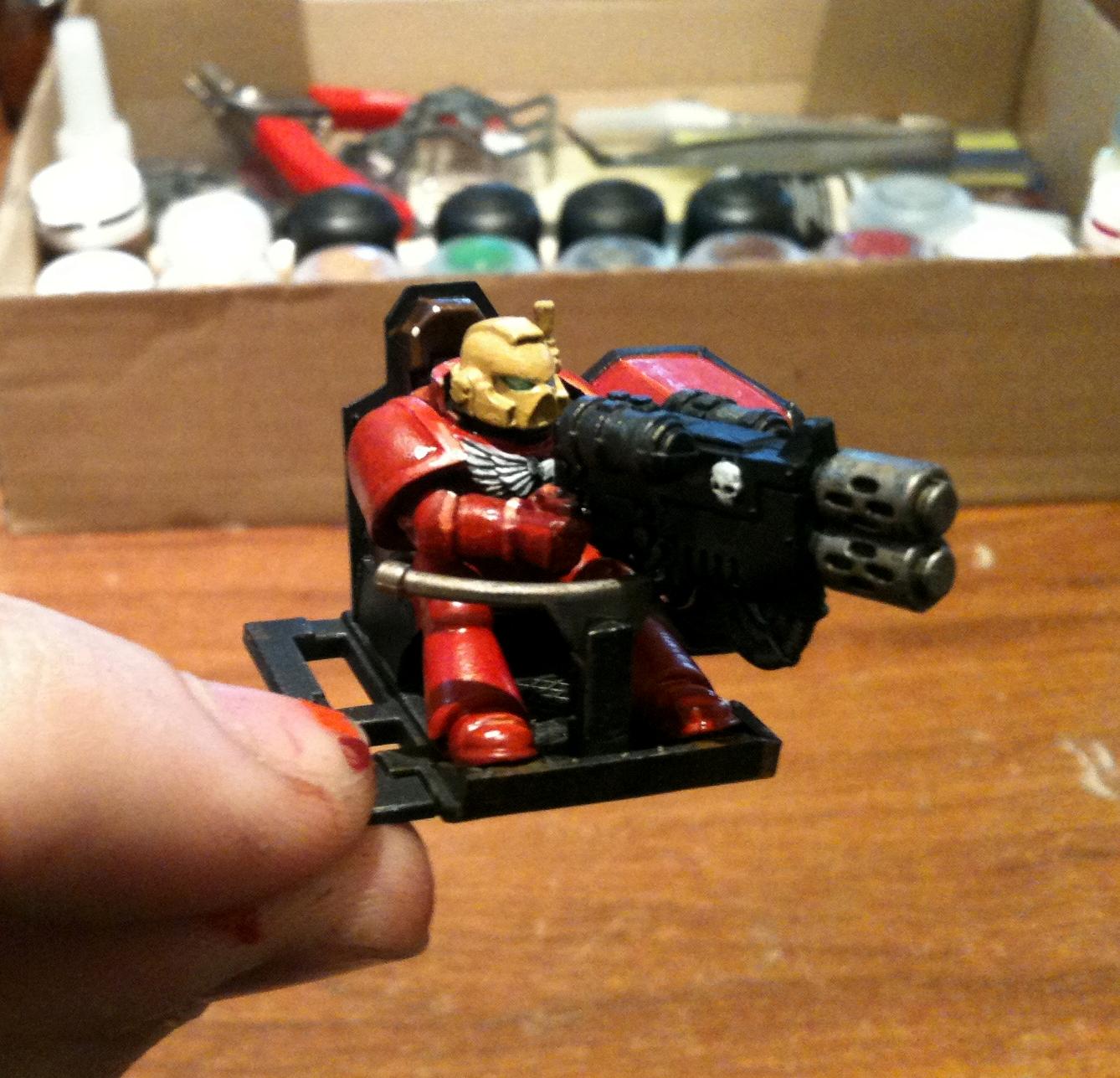 Attack Bike, Blood Angels, Multi Melta, Space Marines, Warhammer 40,000, Work In Progress