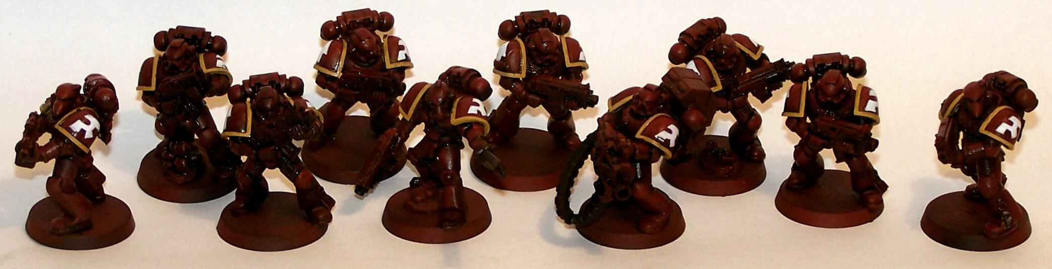 Emperor's Wings, Space Marines, Tactical Squad, Work In Progress