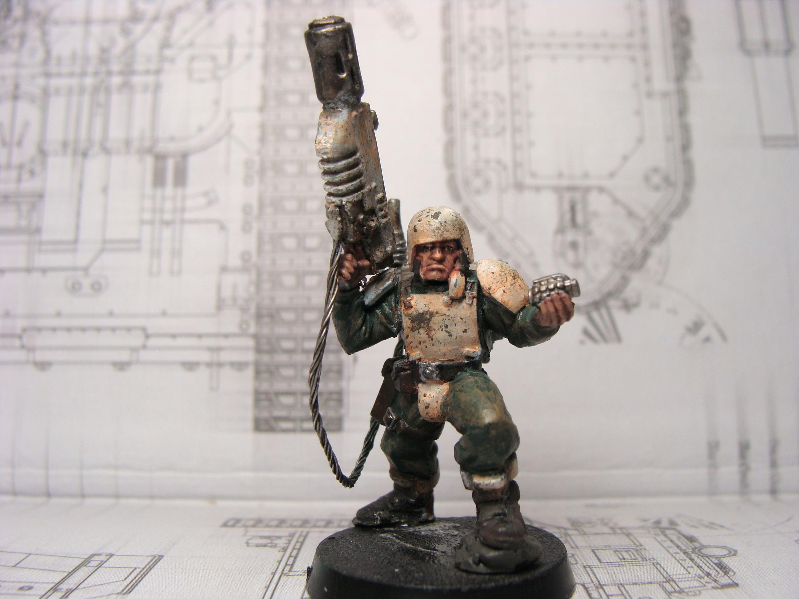 Battle Damage, Death Korps of Krieg, Imperial Guard, Infantry, Weathered