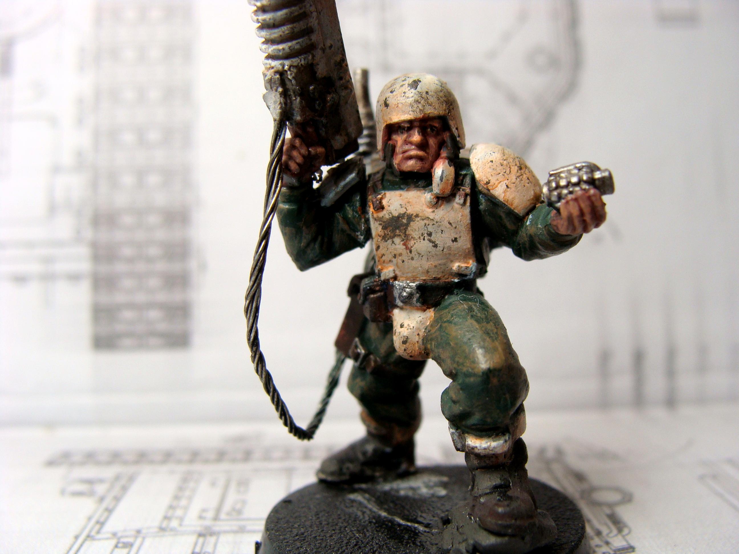 Battle Damage, Death Korps of Krieg, Imperial Guard, Infantry, Weathered