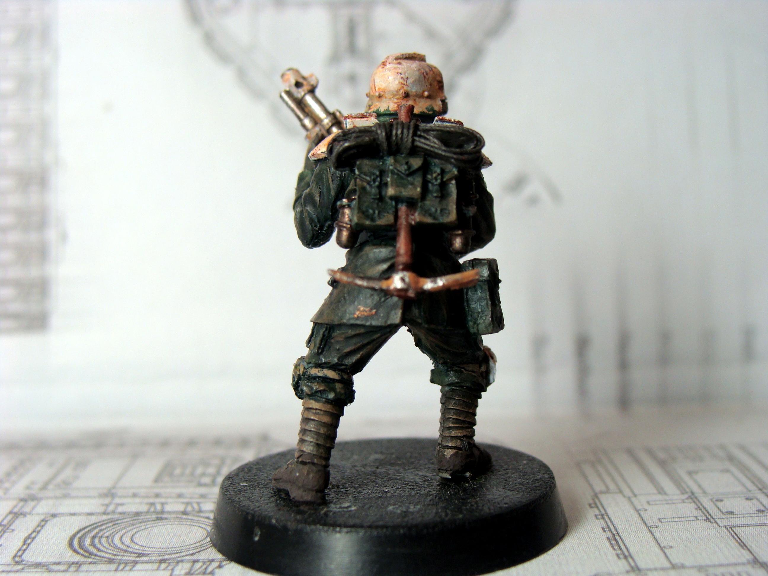 Battle Damage, Death Korps of Krieg, Imperial Guard, Infantry, Weathered