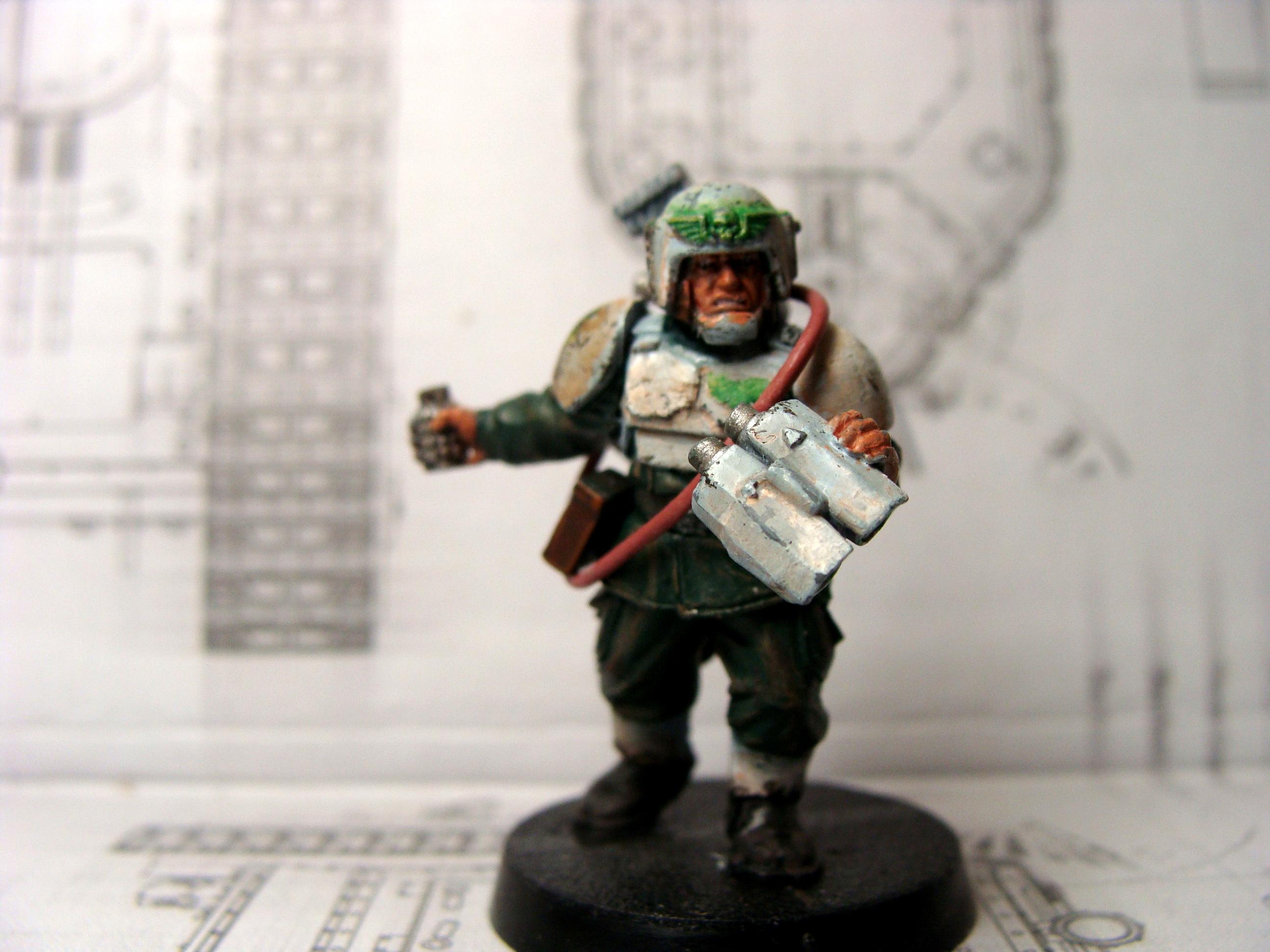 Battle Damage, Death Korps of Krieg, Imperial Guard, Infantry, Weathered