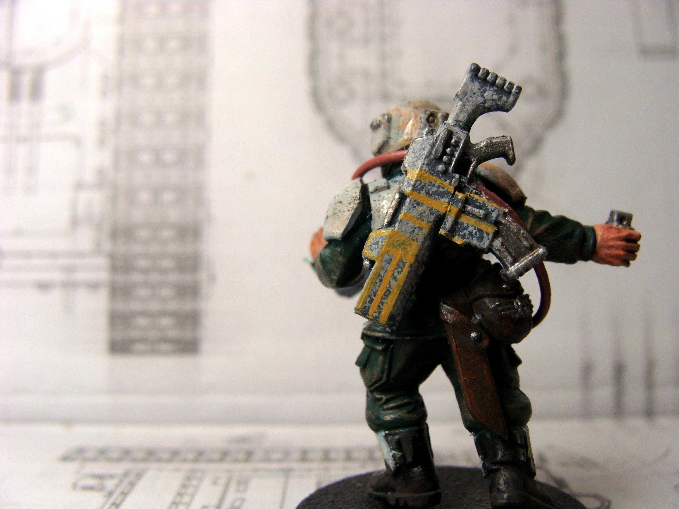 Battle Damage, Death Korps of Krieg, Imperial Guard, Infantry, Weathered