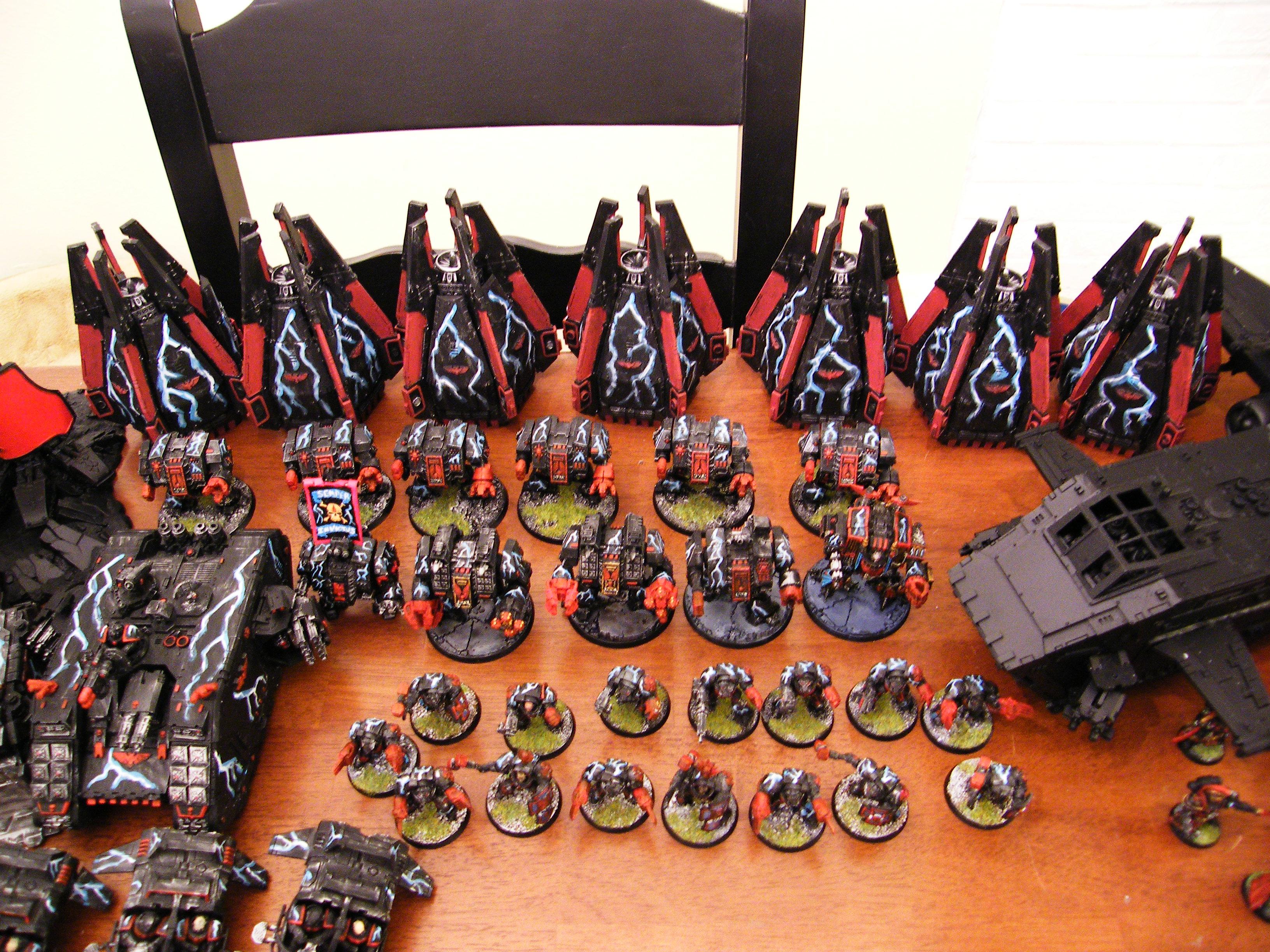 Dreadnought, Drop Pod, Land Raider, Space Marines, Very Big Army