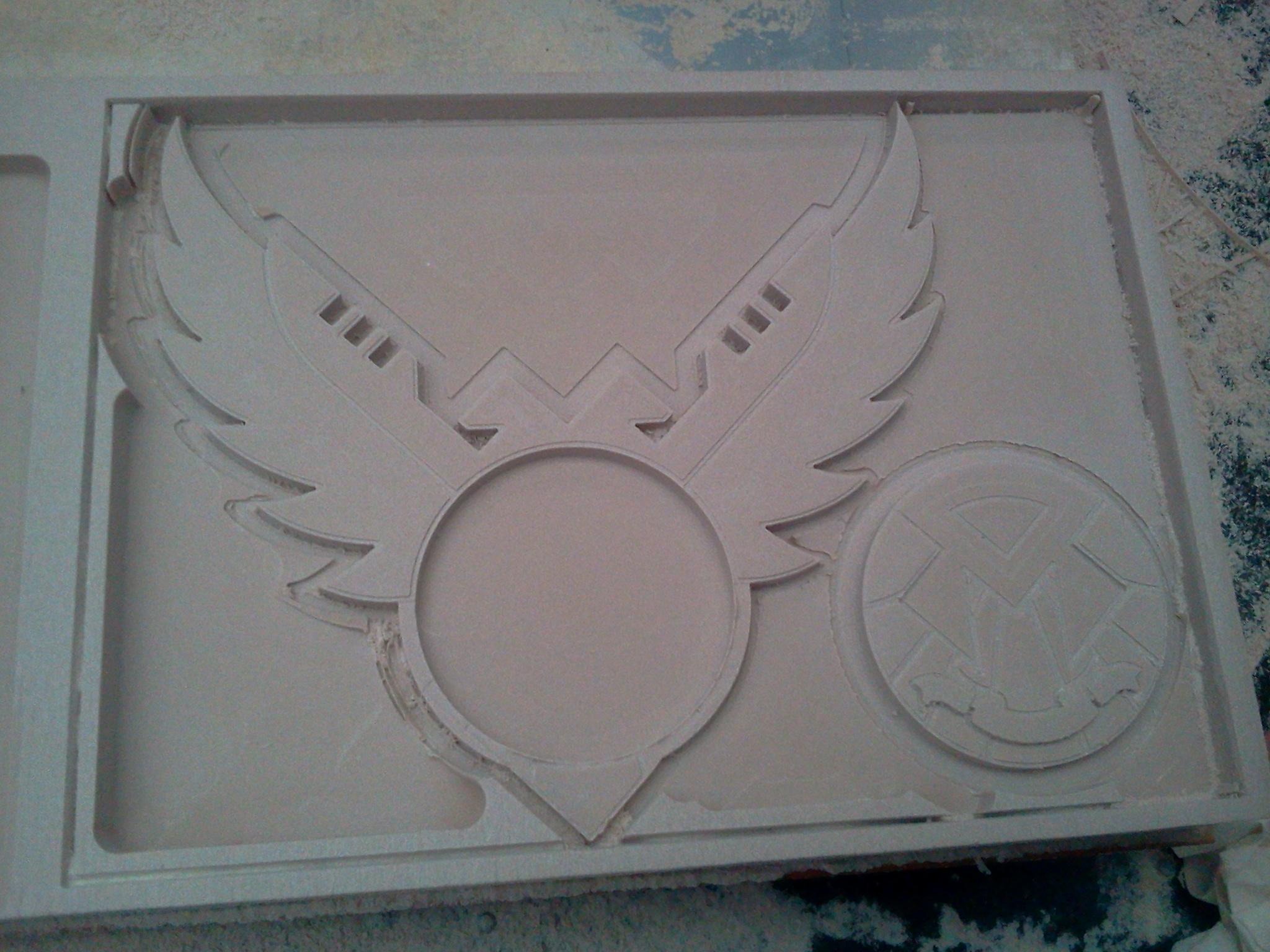 Base, 40mm base that fits in scenic surround. Once we've got a couple cast up we'll stick some terminators on them