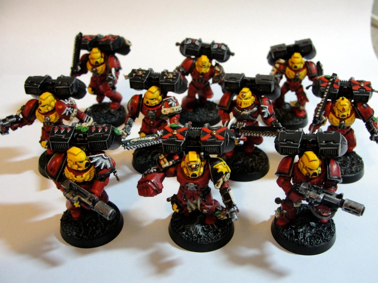 Angels Encarmine, Assault Marines, Blood Angels