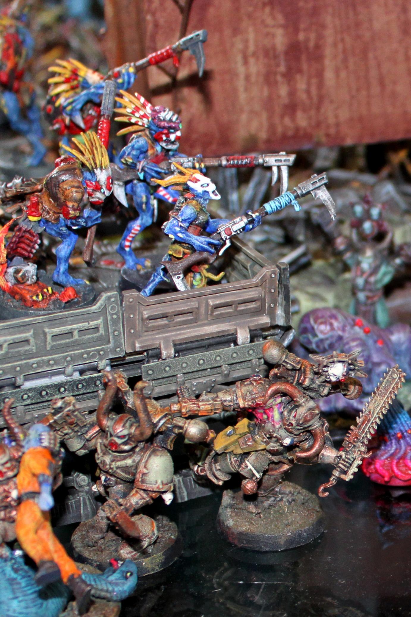 Chaos, Chaos Space Marines, Conversion, Death Guard, Kroot, Necromunda, Nurgle, Plague Marines, Ratskins, Tau, Warhammer 40,000