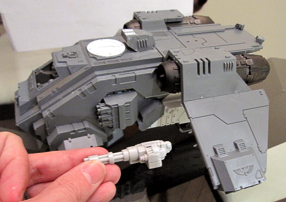 MajorTom StormRaven wip, mocked up pre-assembly V2