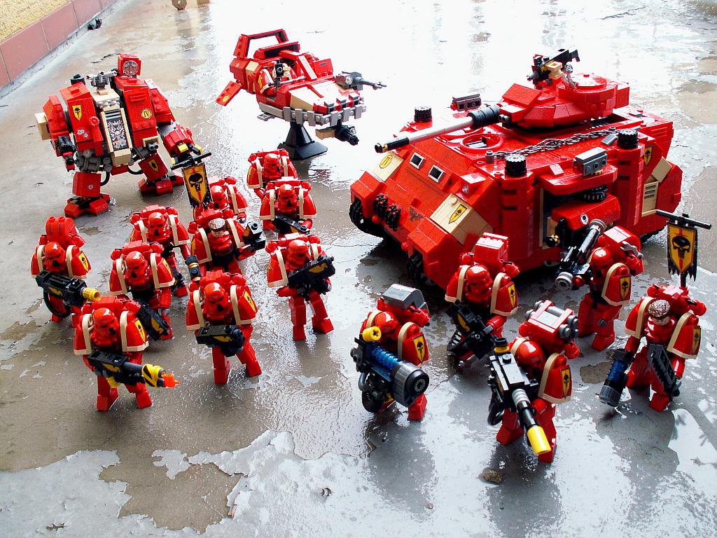 Blood Angels, Lego, Space Marines