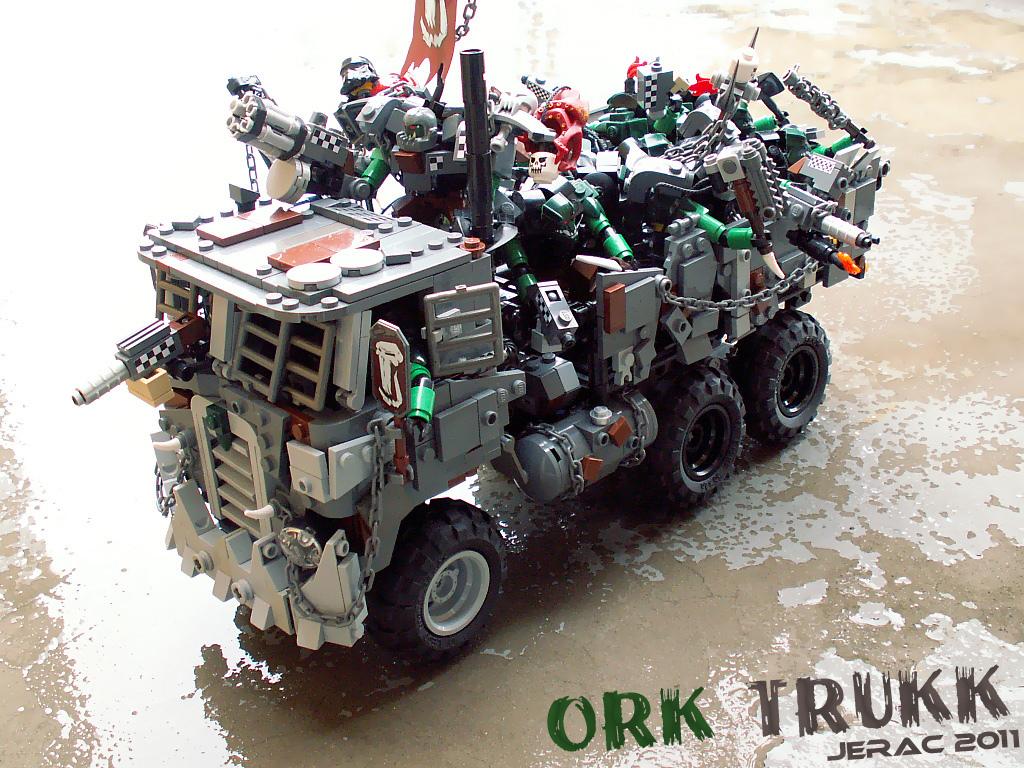 Boy, Lego, Orks, Trukk