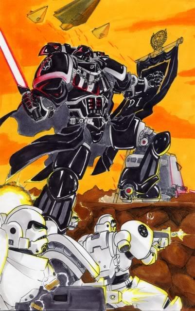 Marine Vader, Storm Troopers, Vader, Warhammer 40,000