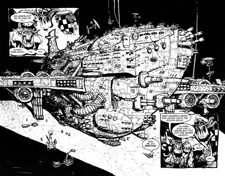 Comic, Dakka Jet, Flyer, Orks, Waaaaa