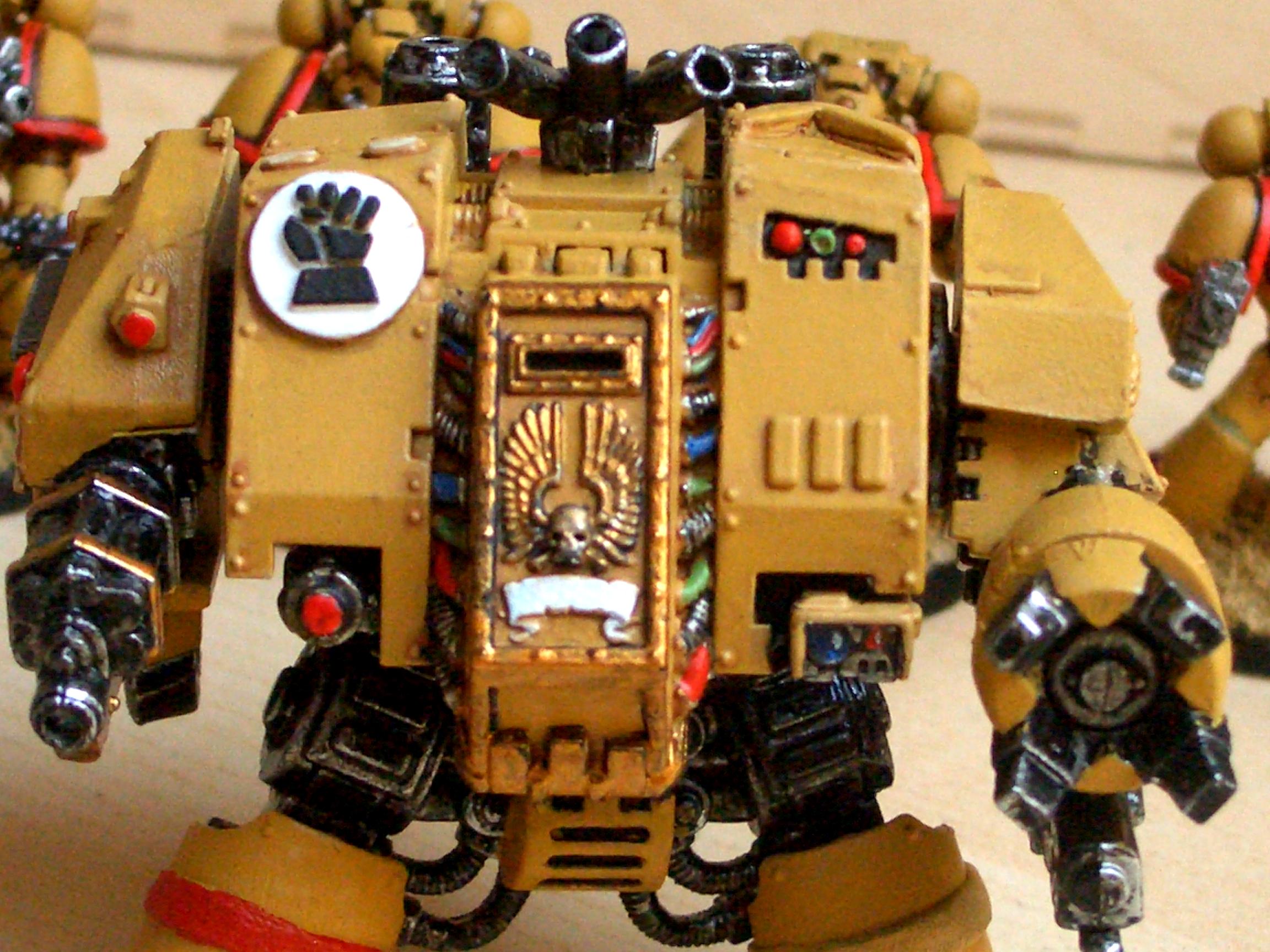 Dreadnought, Imperial Fists, Space Marines, Warhammer 40,000