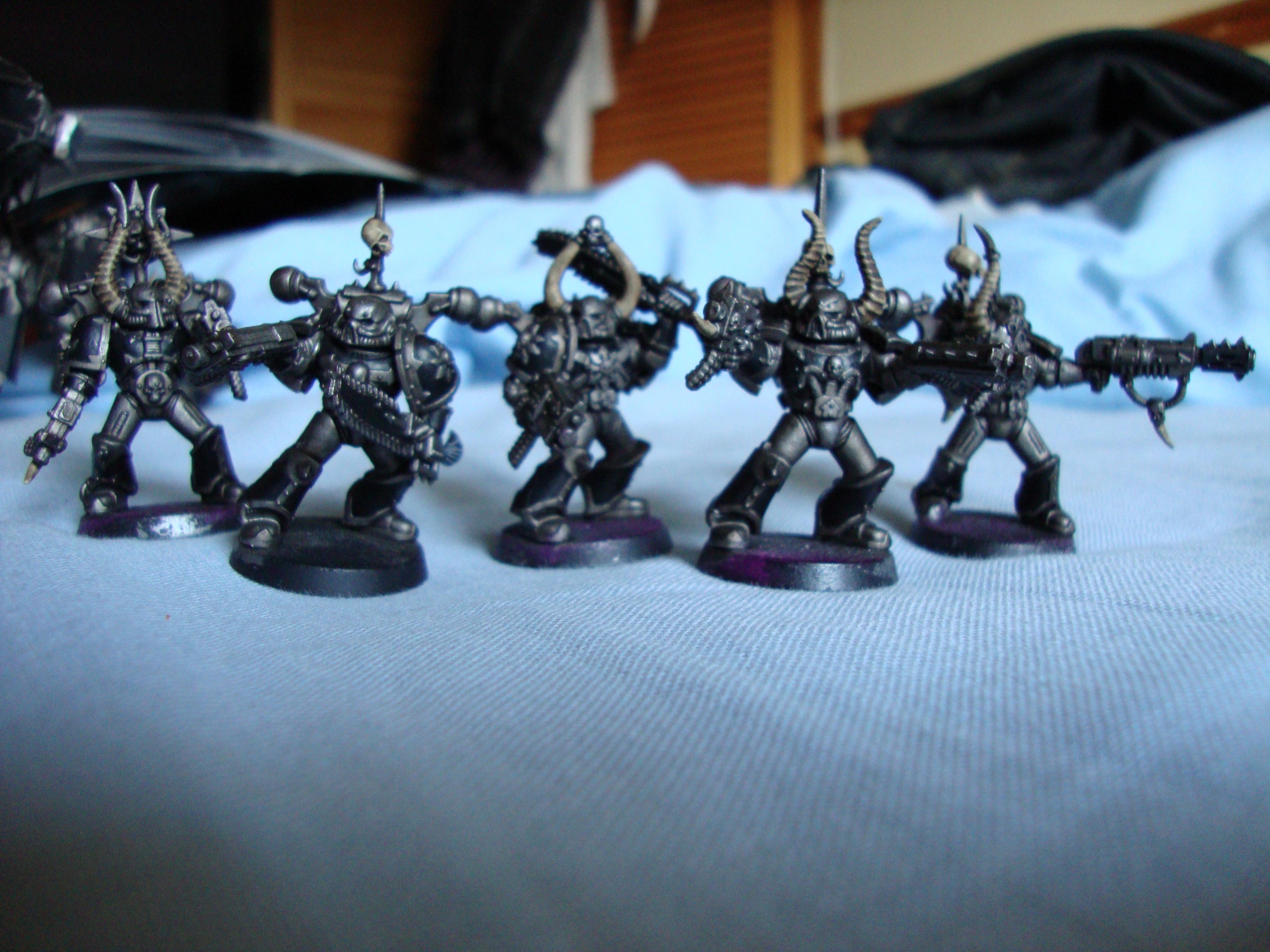 Chaos Space Marines, First few marines 1
