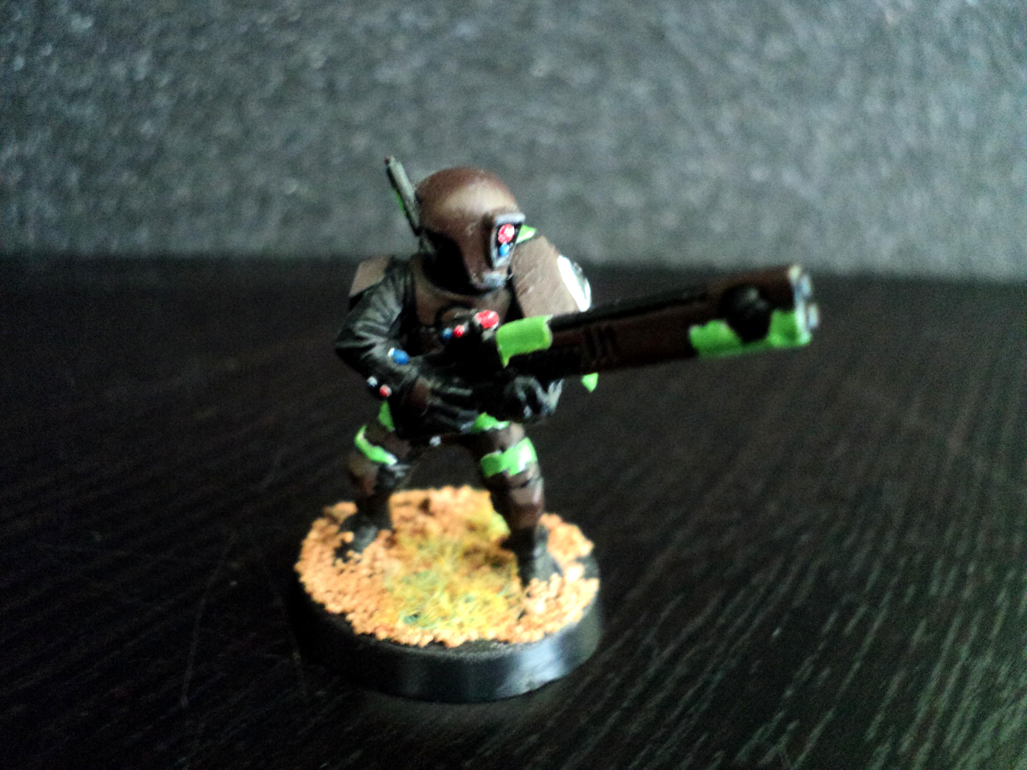 Brown, Fire Warriors, Green, Tau