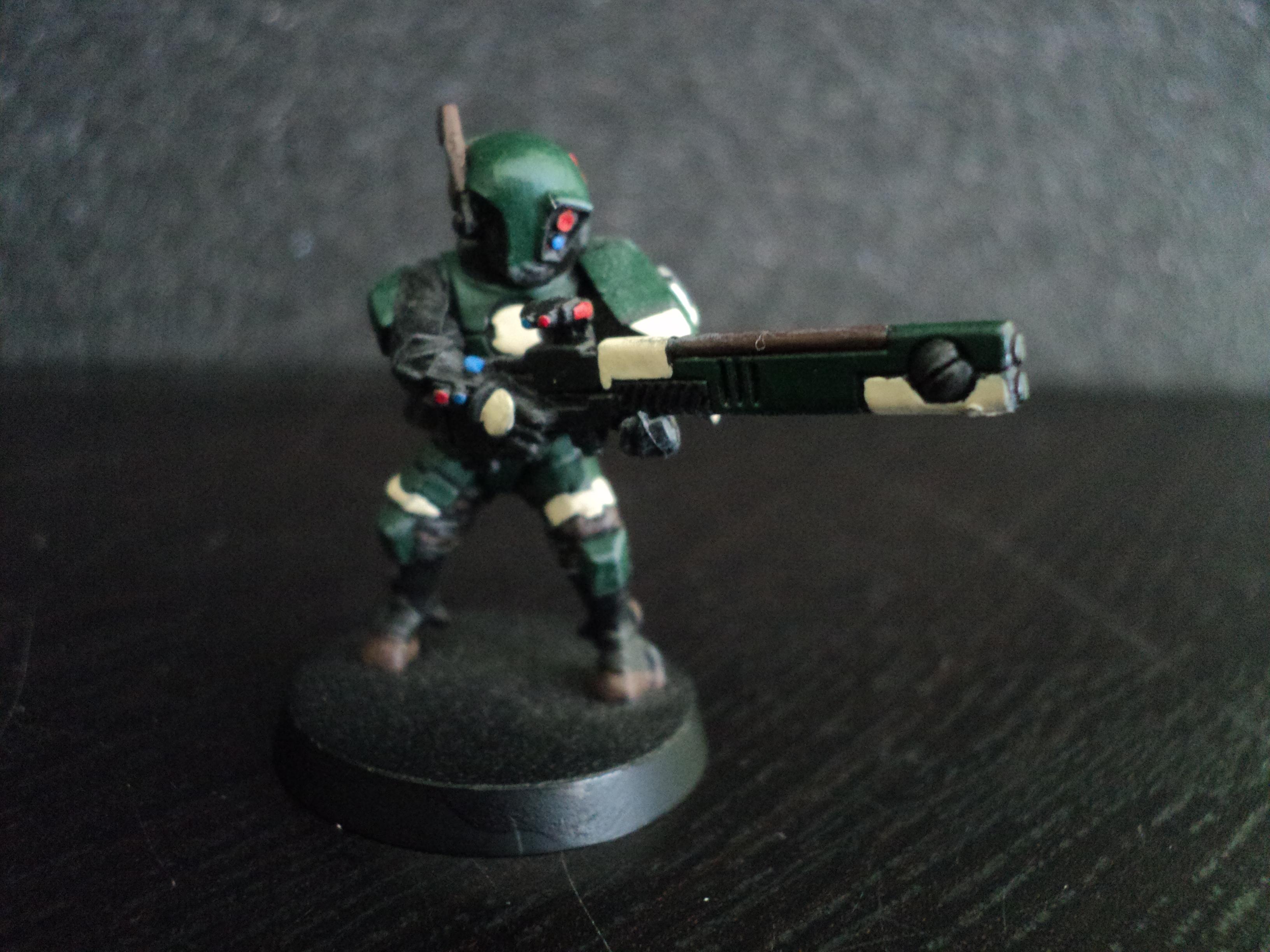 Cream, Fire Warriors, Green, Tau