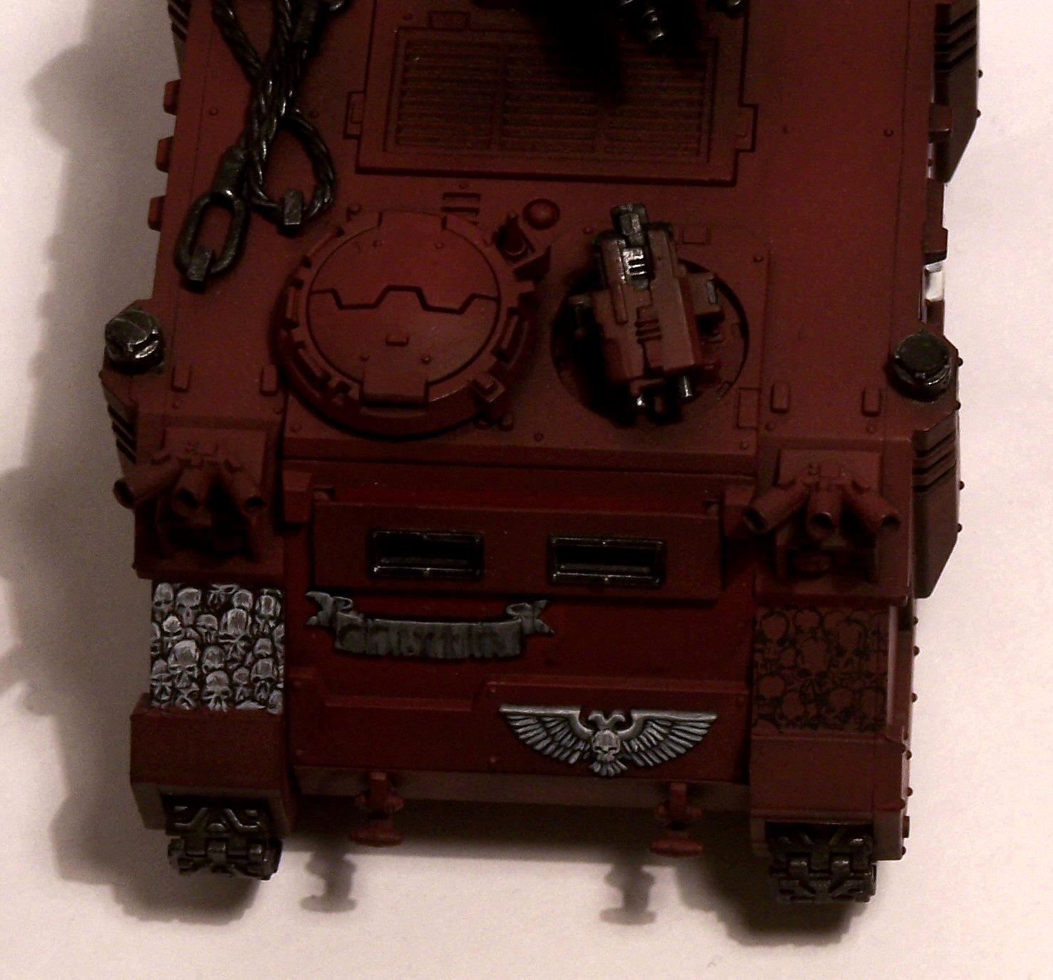 Emperor's Wings, Razorback, Skull, Space Marines, Work In Progress