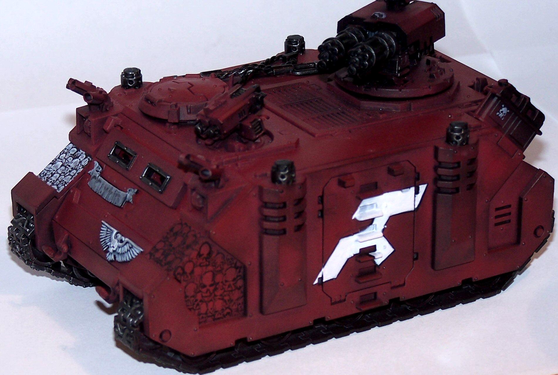 Emperor's Wings, Razorback, Skull, Space Marines, Work In Progress