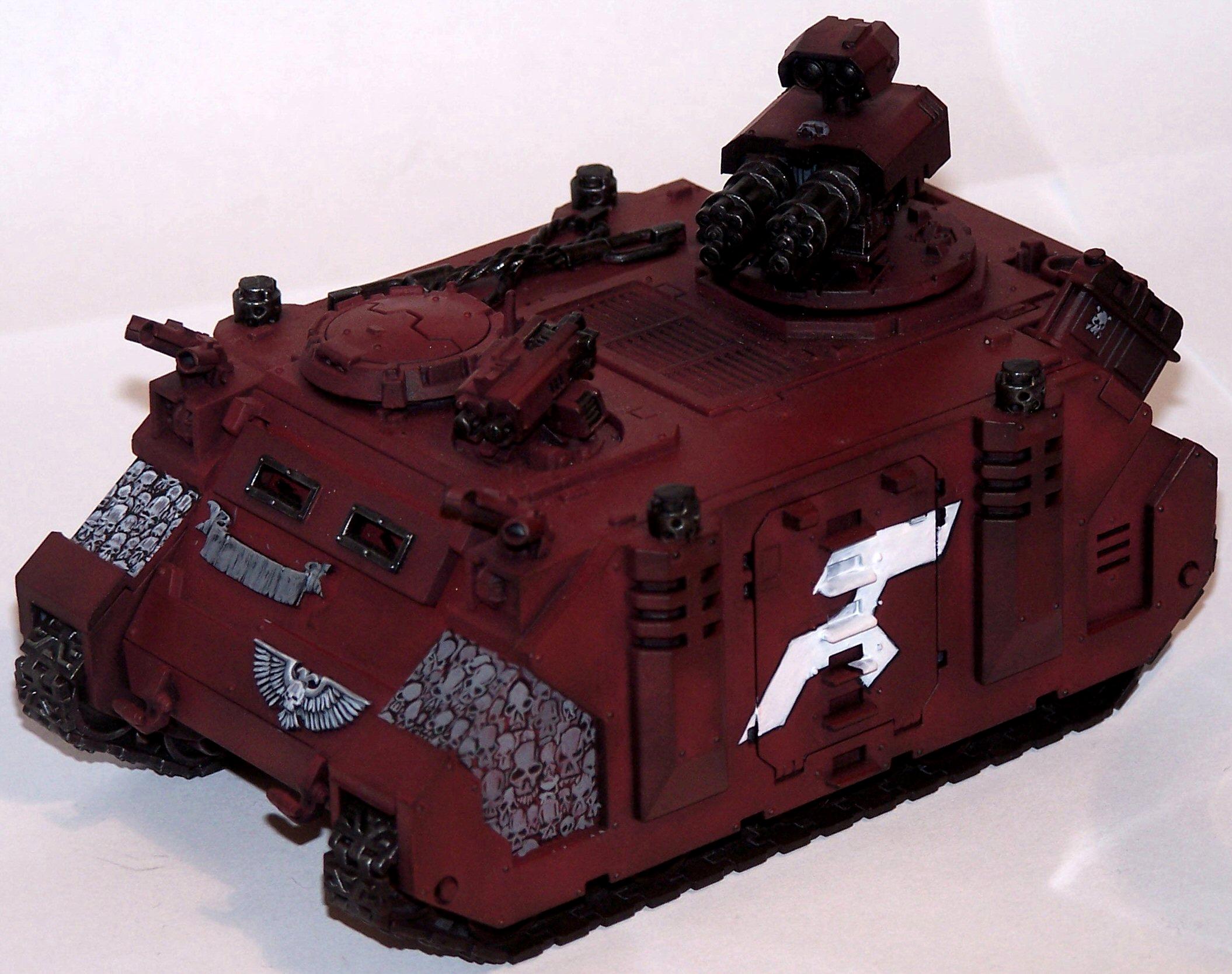 Emperor's Wings, Razorback, Skull, Space Marines, Work In Progress
