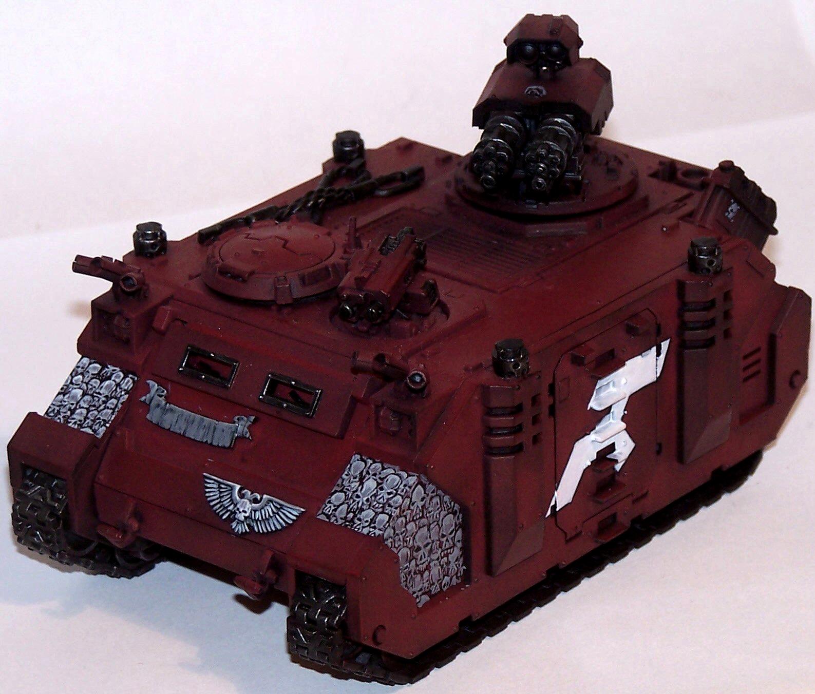Emperor's Wings, Razorback, Skull, Space Marines, Work In Progress