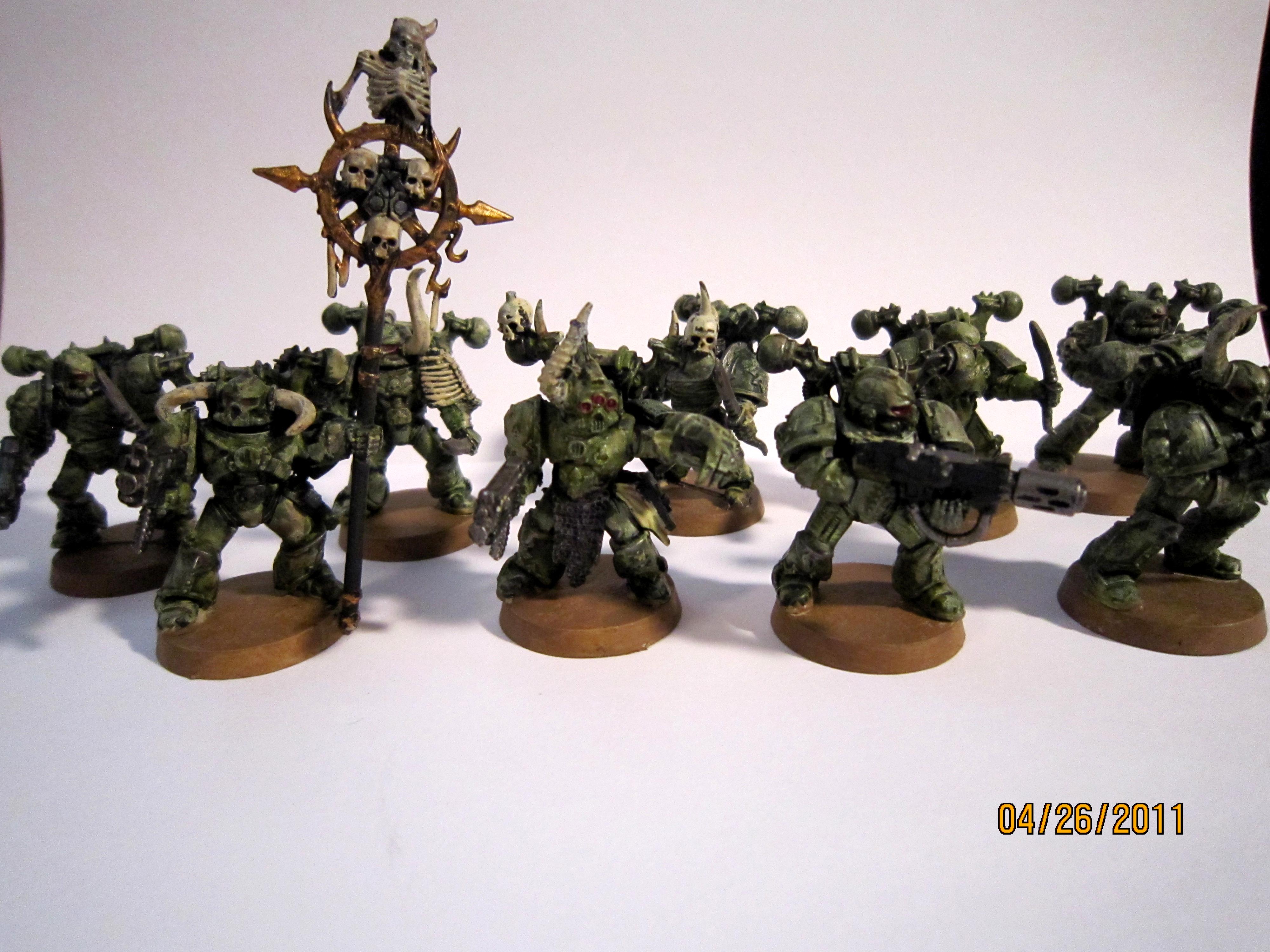 Chaos, Chaos Space Marines, Death Guard, Plague Marines