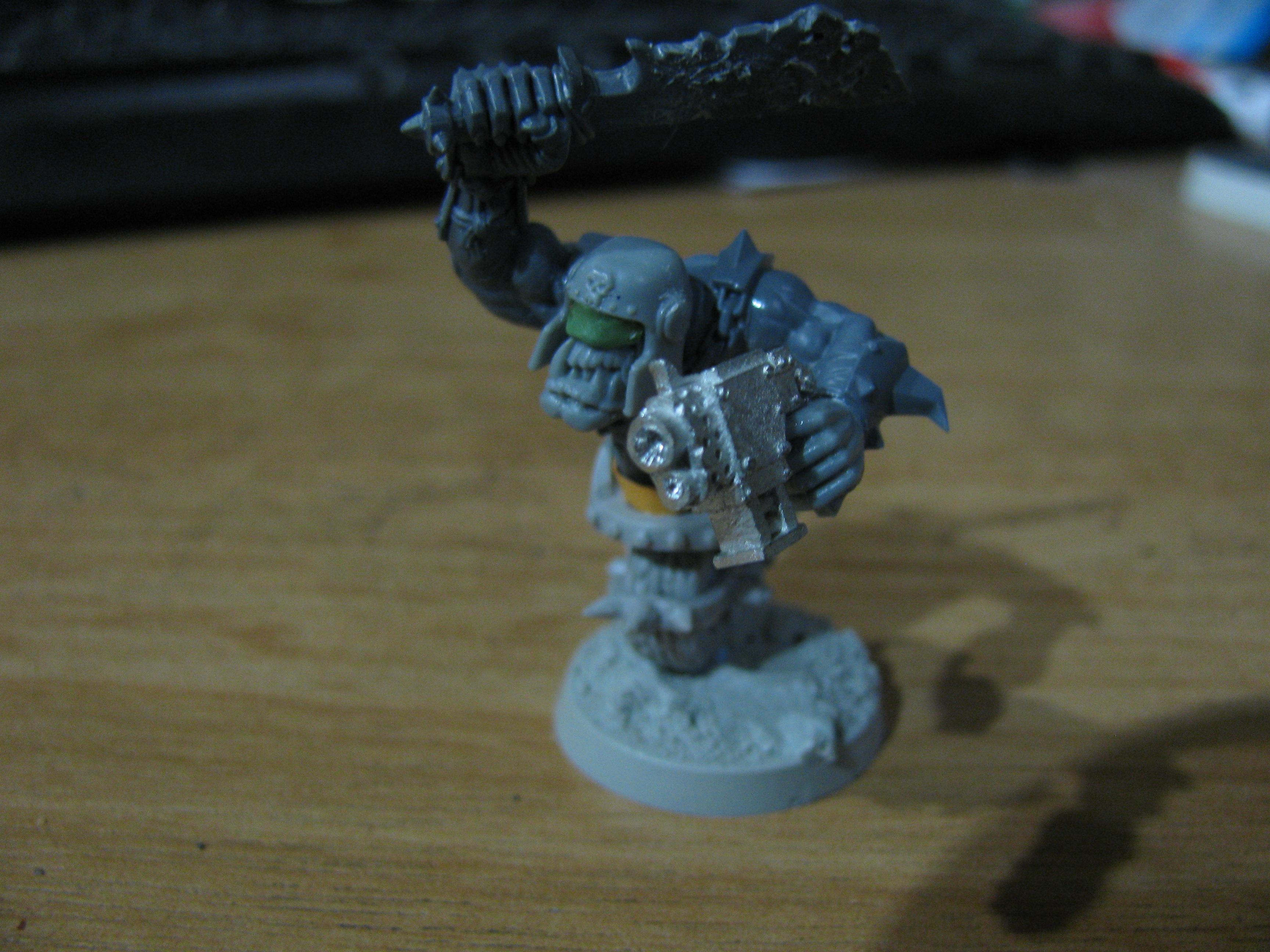 Bionik, Conversion, Cybork, Cyborks, Orks, Warhammer 40,000, Work In Progress