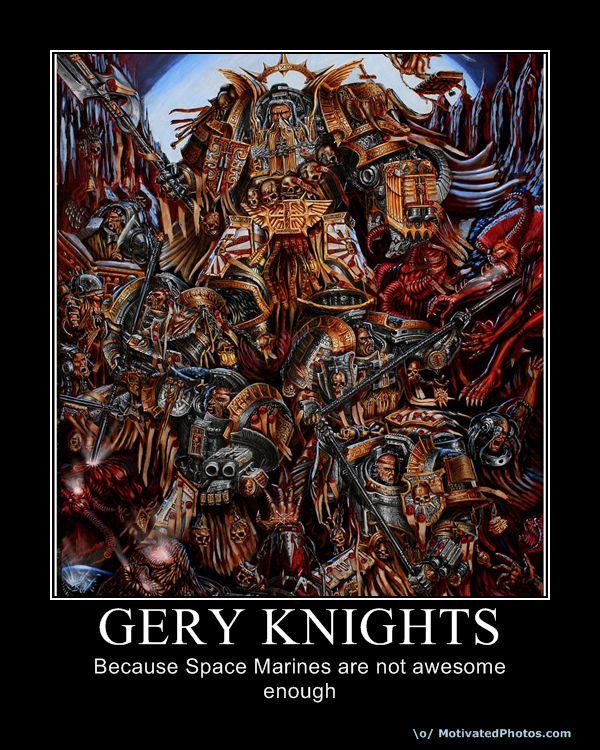 Grey Knights, Humor, Poster