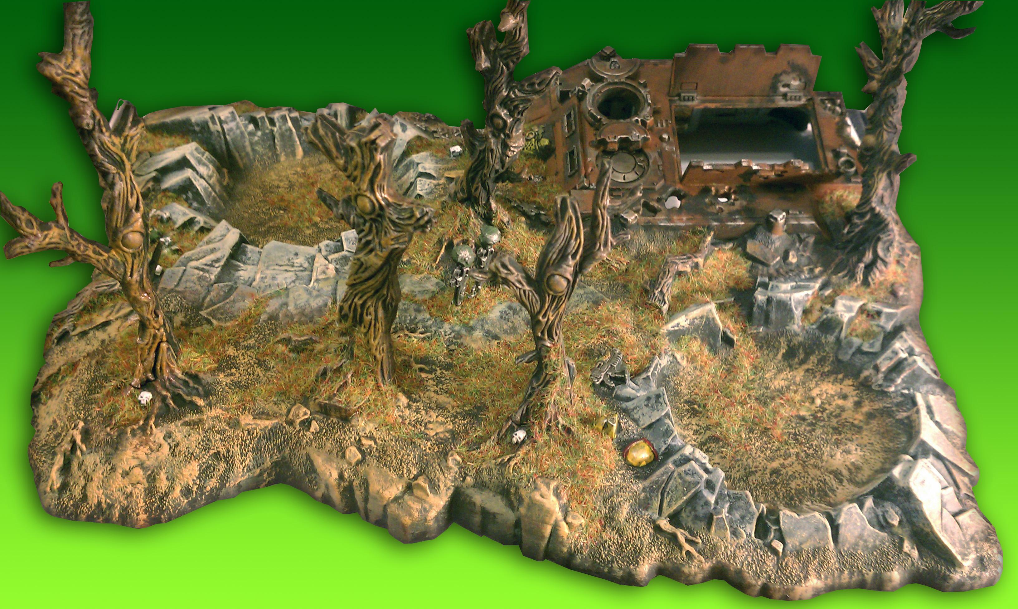 Battlescape, Drybrushing, Static Grass, Terrain